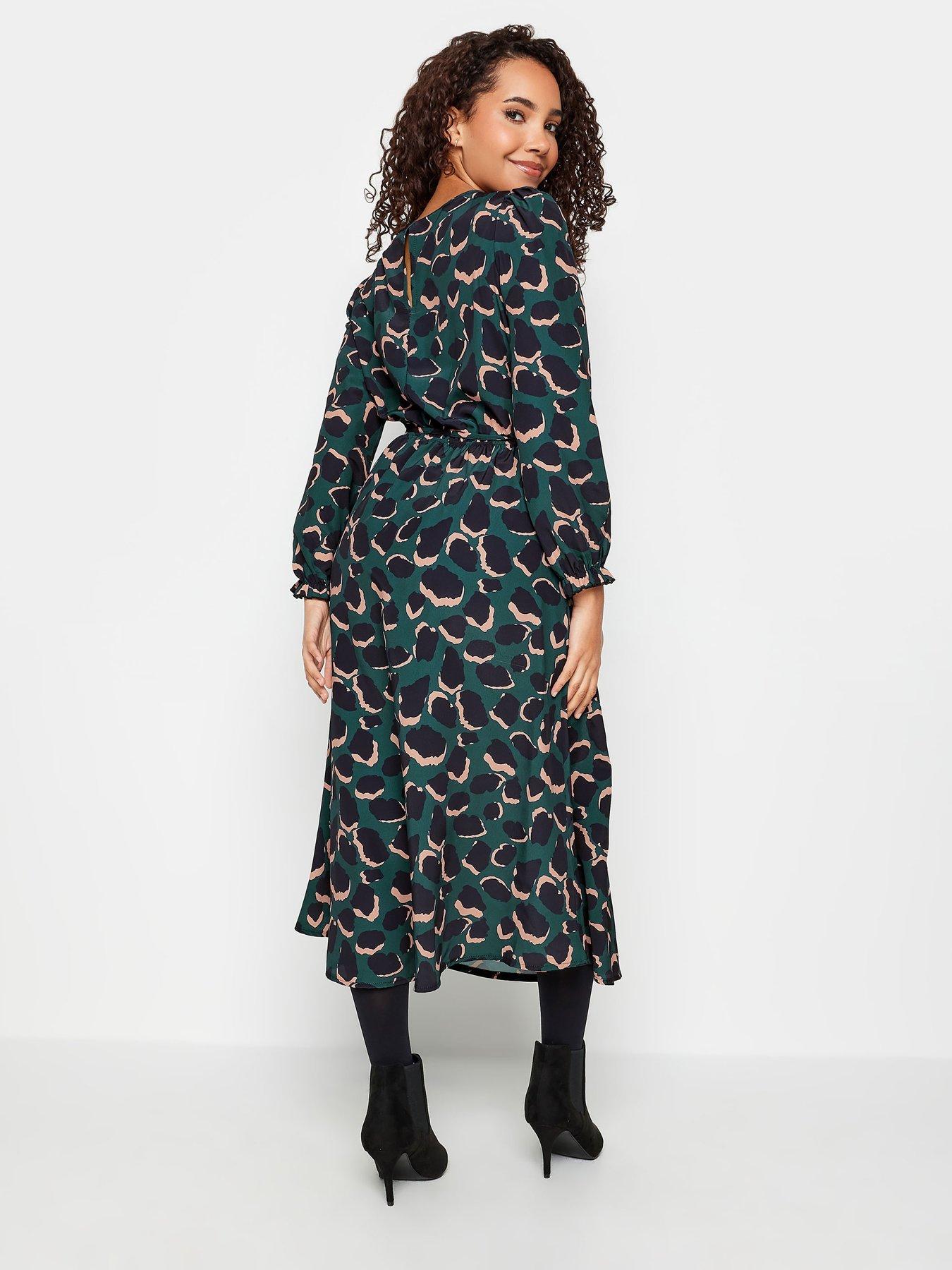 mco-abstract-smock-dress-greenstillFront