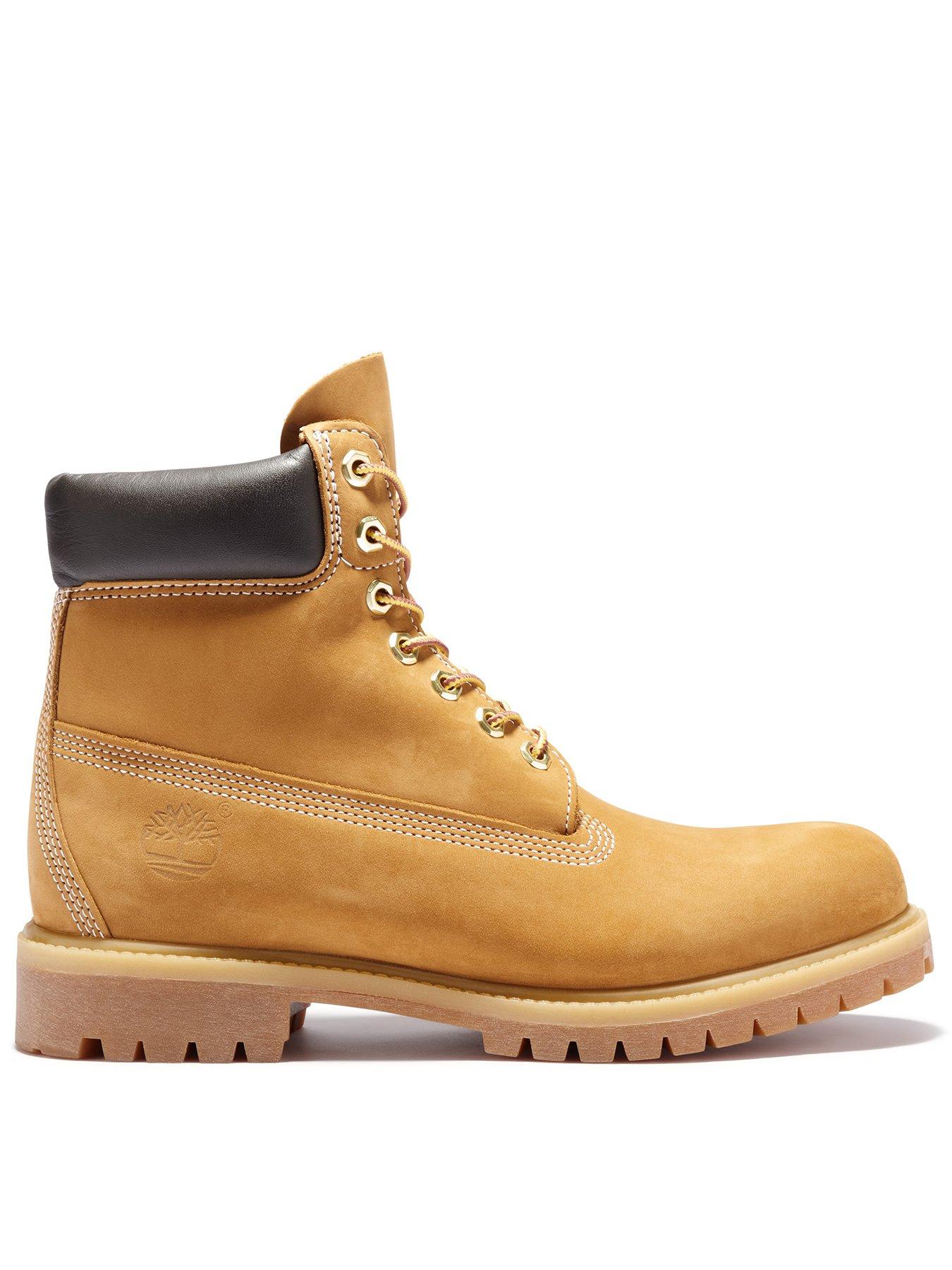 Timberland Premium Inch Waterproof Lace Up Boots Light Brown