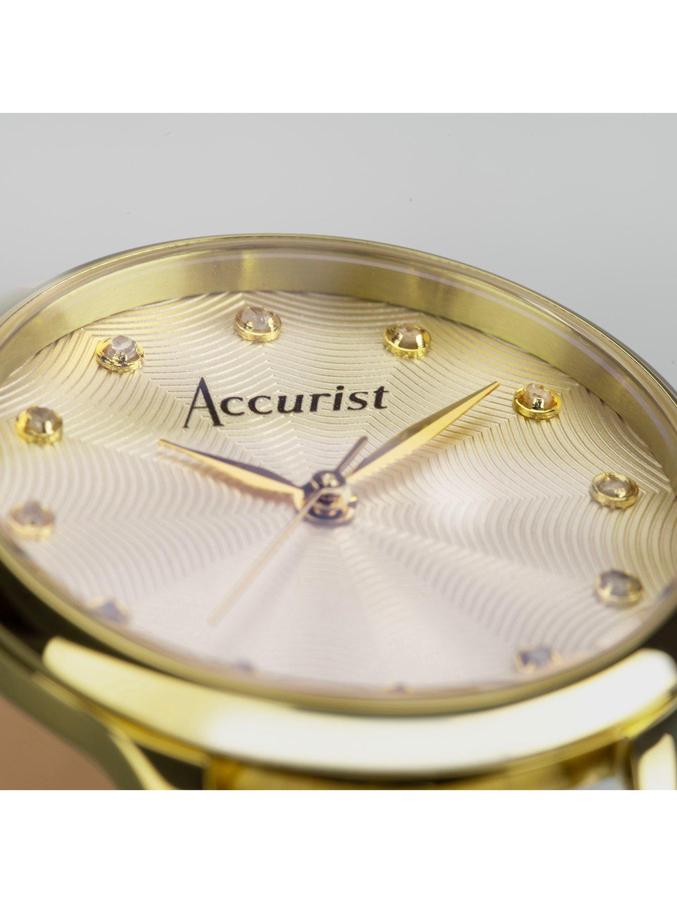 accurist-accurist-womens-dress-cream-leather-strap-28mm-analogue-watchdetail