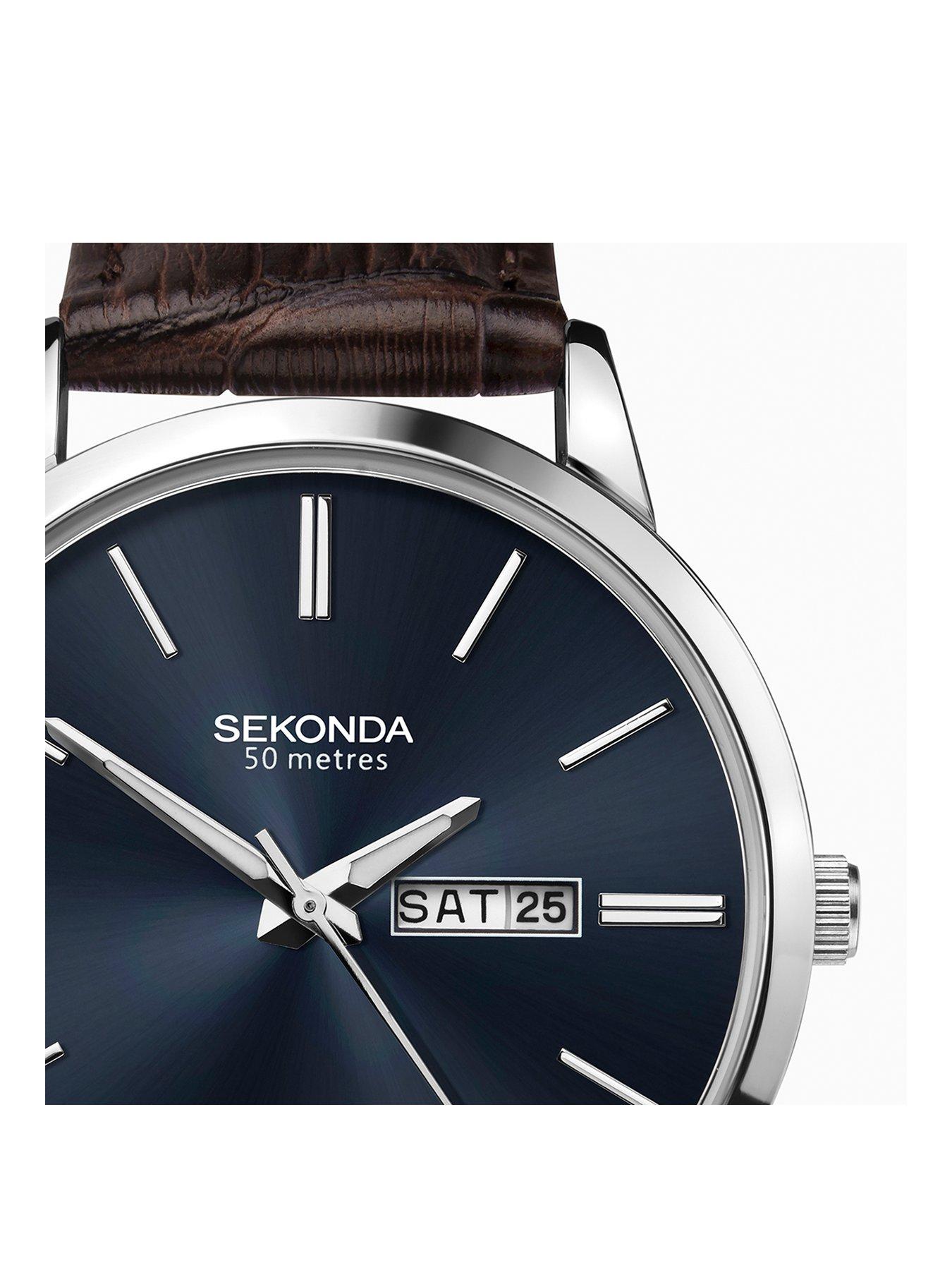 sekonda-sekonda-mens-classic-jackson-brown-leather-strap-with-blue-dial-watchstillFront