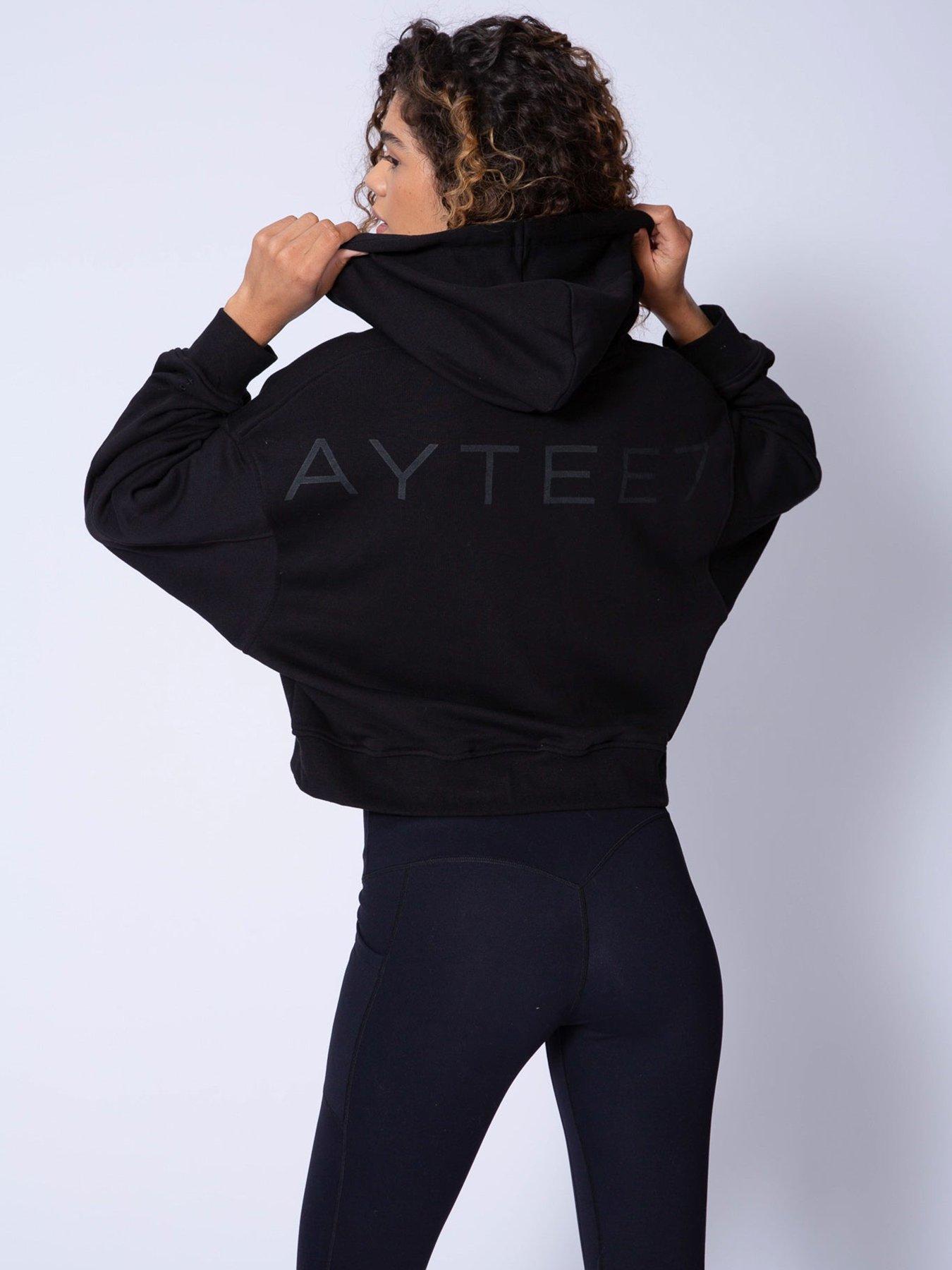 aytee7-womens-authentic-oversized-zip-hoodie-black