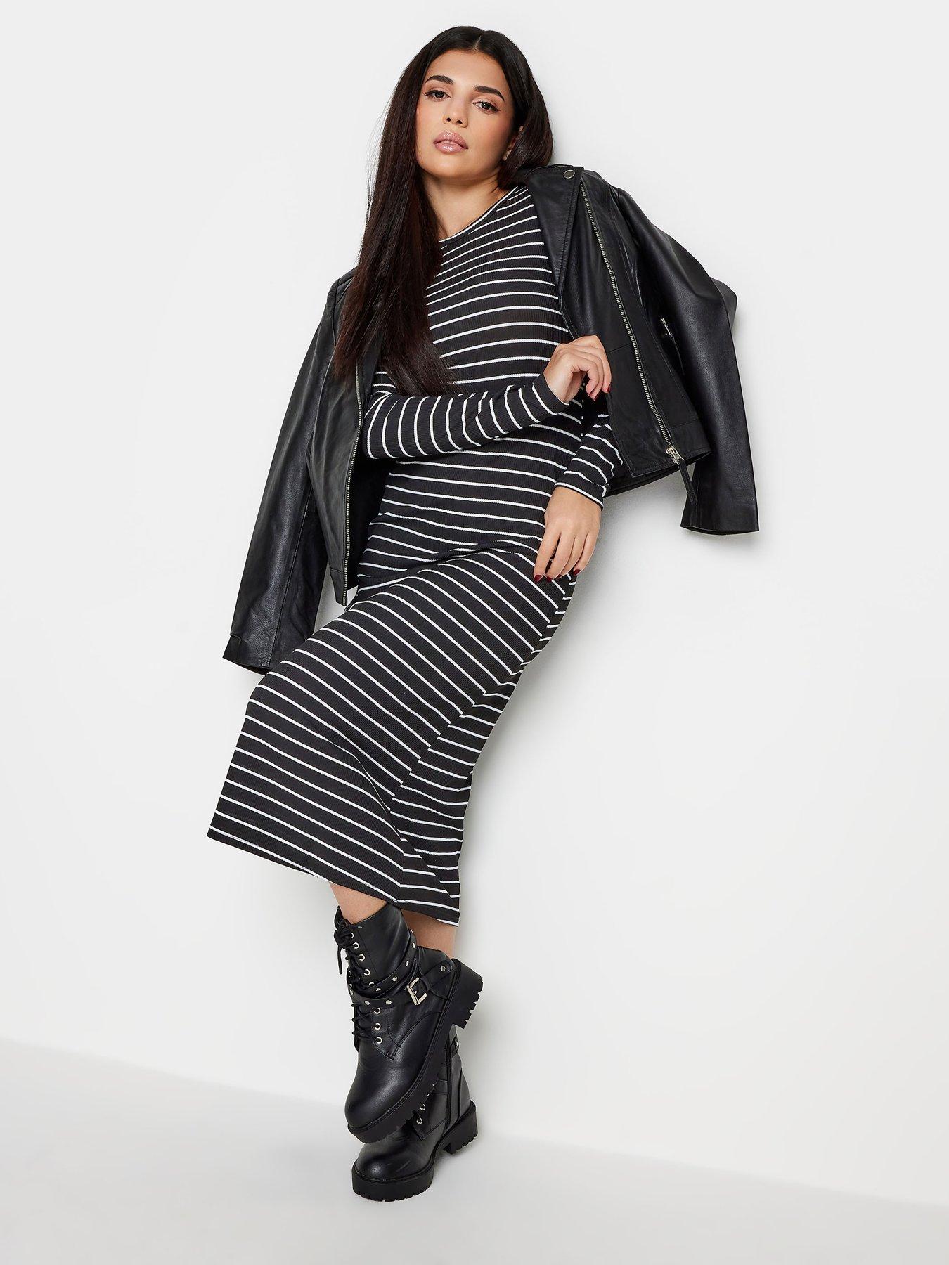 pixiegirl-petite-black-stripe-midaxi-dressback