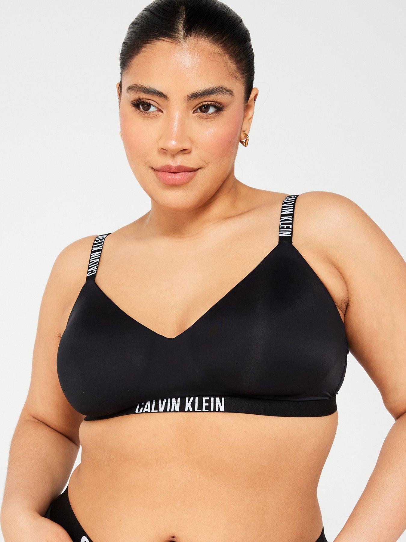 Calvin klein bralette size guide sale