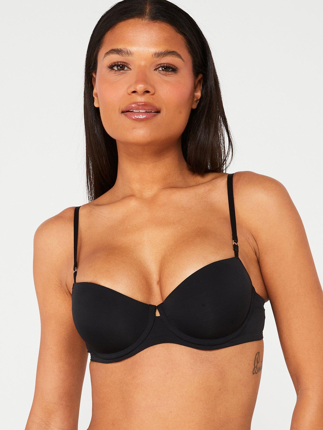 Calvin Klein Lift Balconette Bra - Black