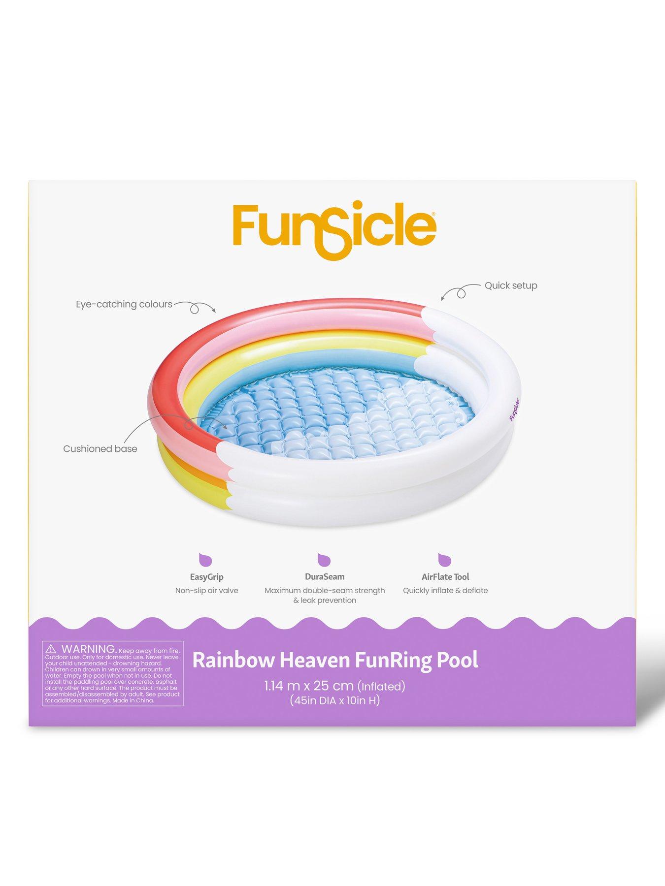 Image 7 of 7 of Funsicle Funsicle Rainbow Heaven Fun&nbsp;Ring Pool