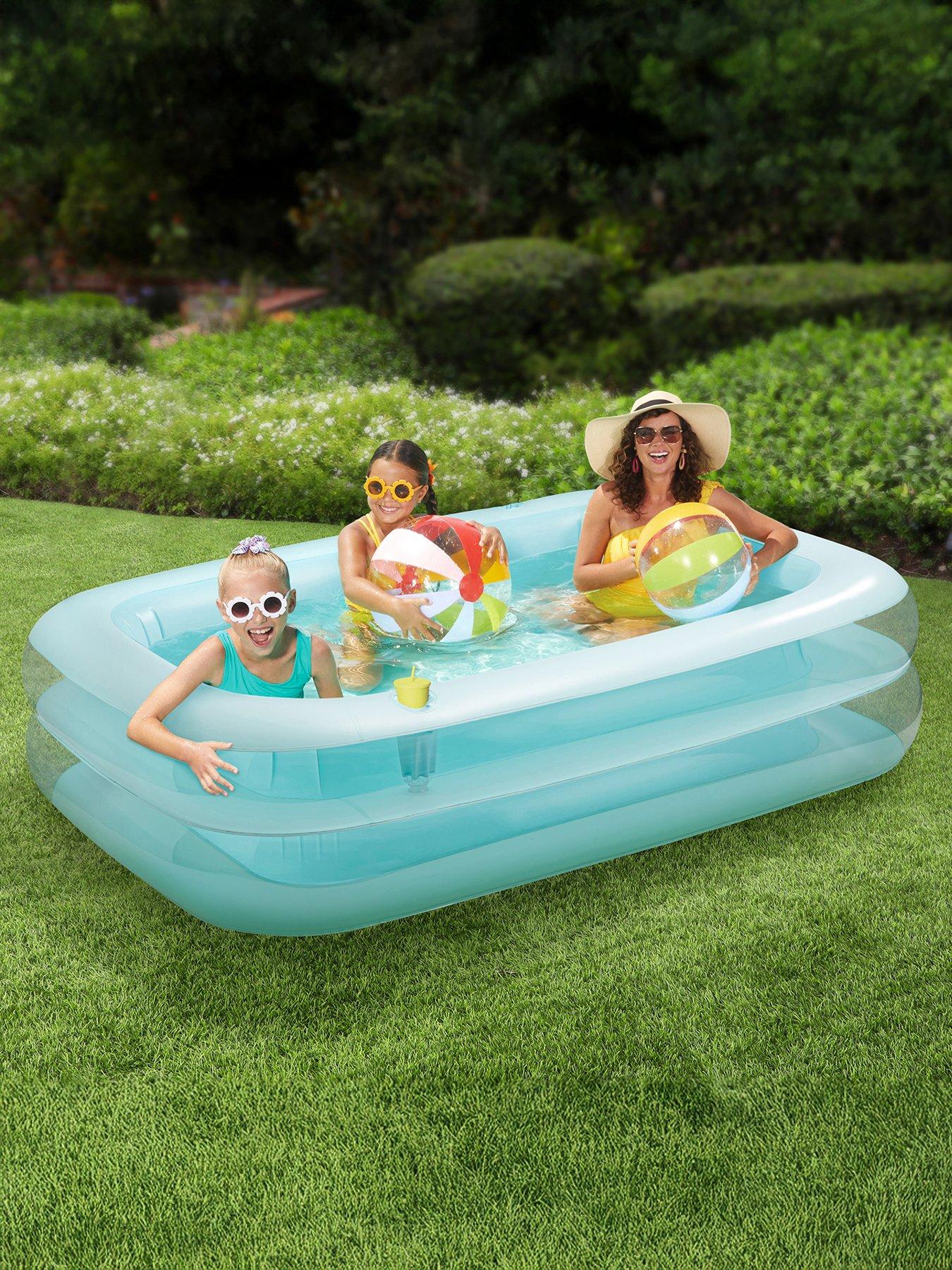 Image 1 of 6 of Funsicle SummerBlock Pool 6.5FT including cupholders
