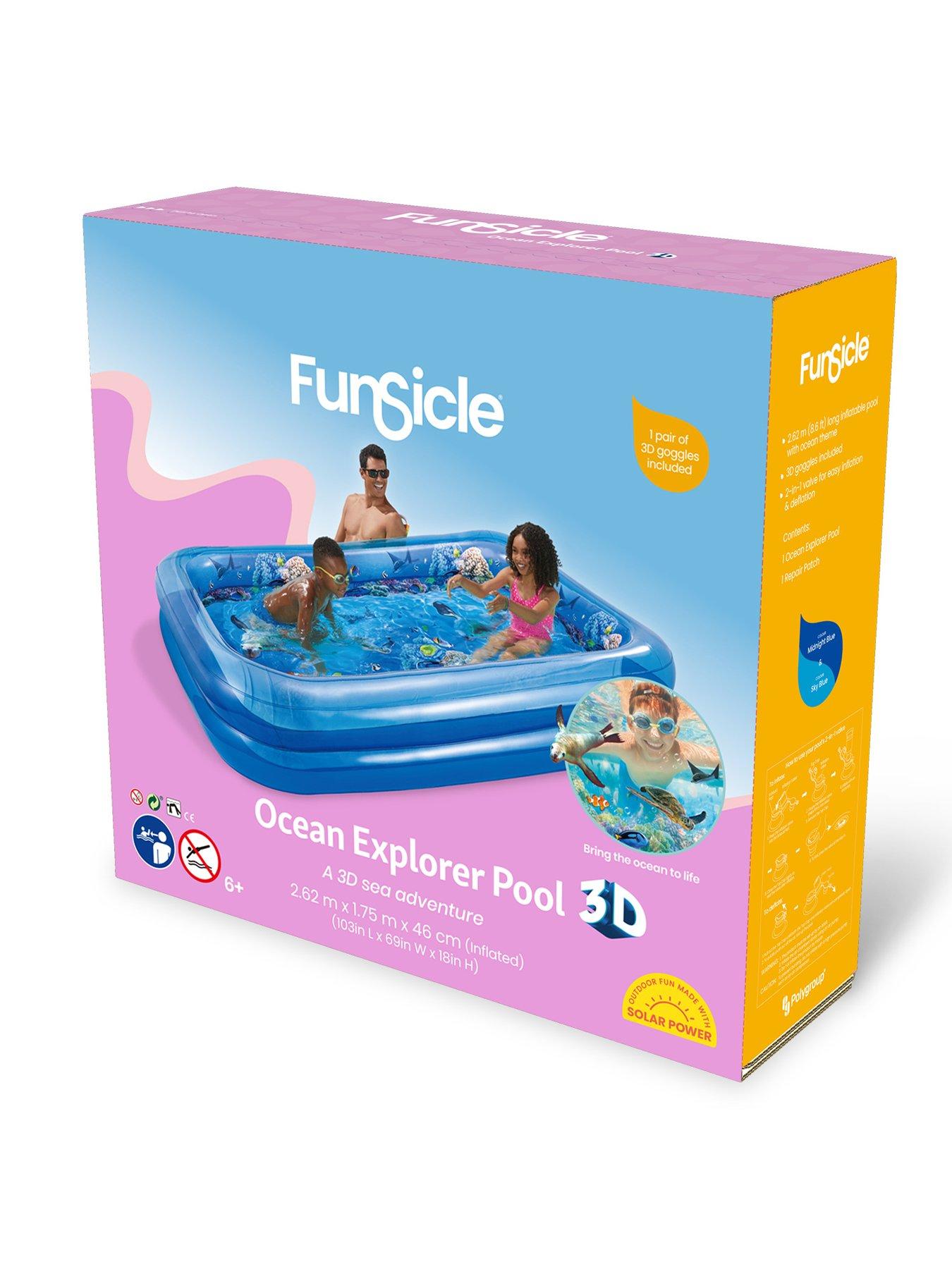 Image 5 of 6 of Funsicle Funsicle Ocean Explorer Pool with 3D goggles