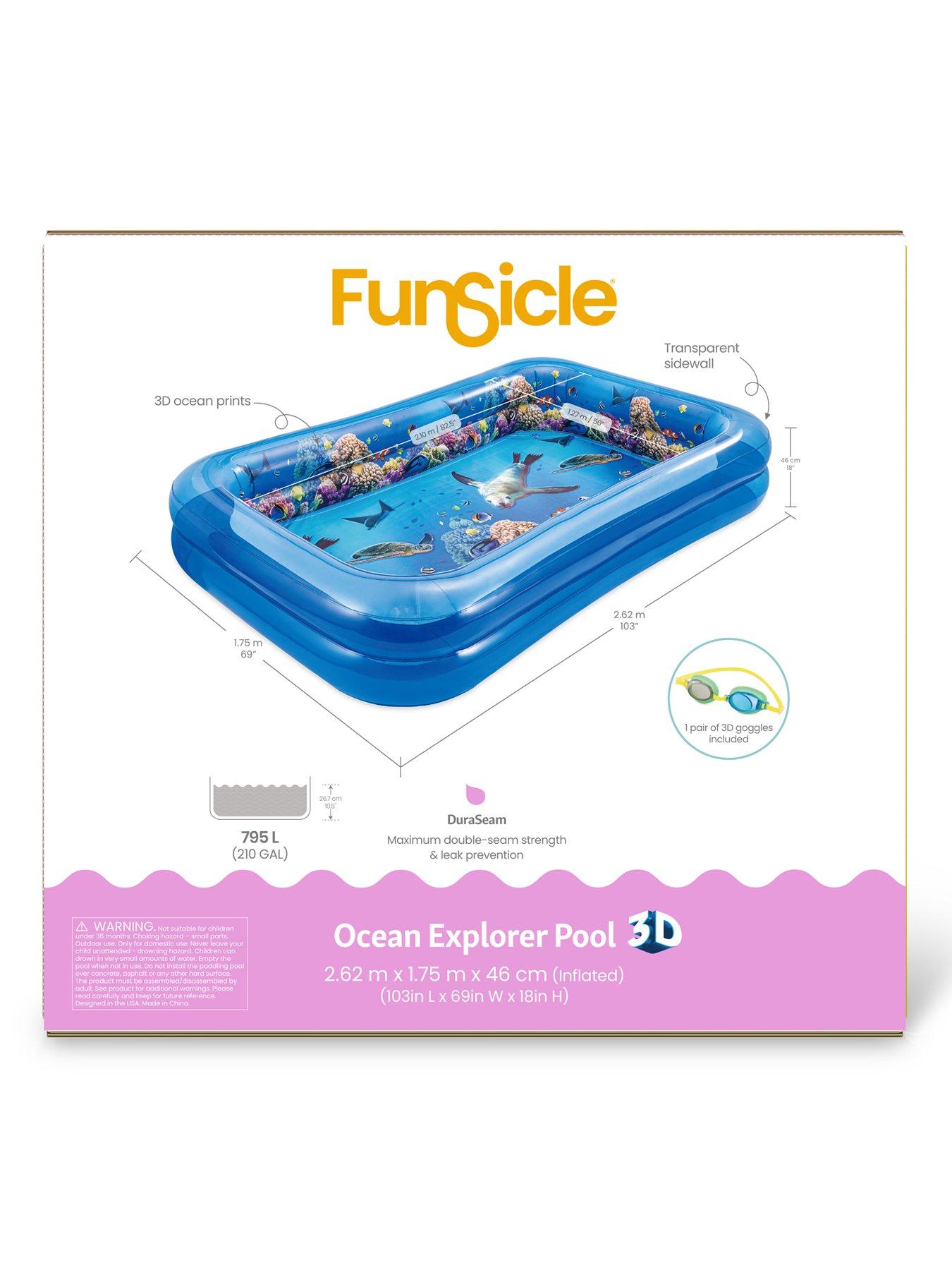 Image 6 of 6 of Funsicle Funsicle Ocean Explorer Pool with 3D goggles