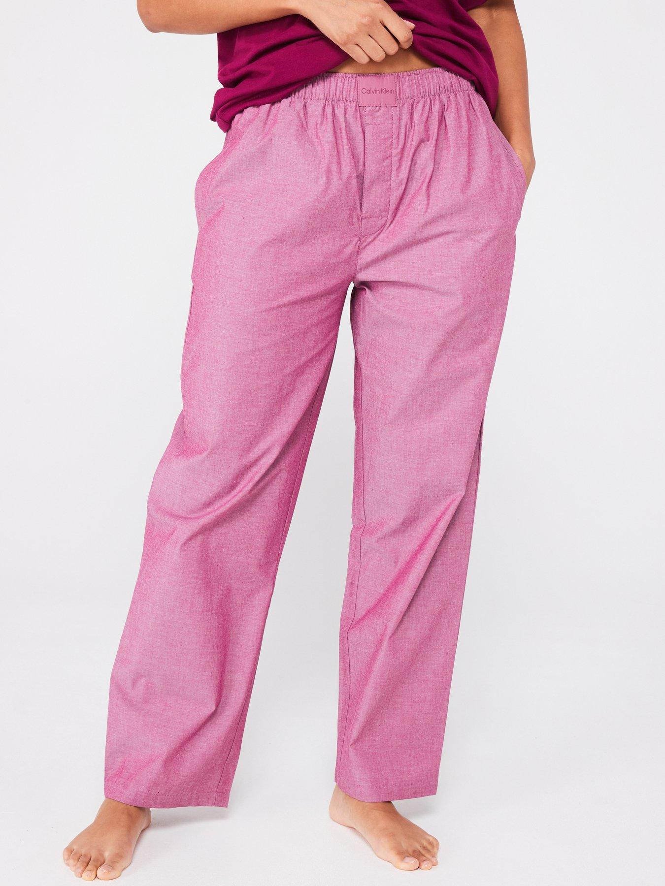 calvin-klein-pure-cotton-pants-purple