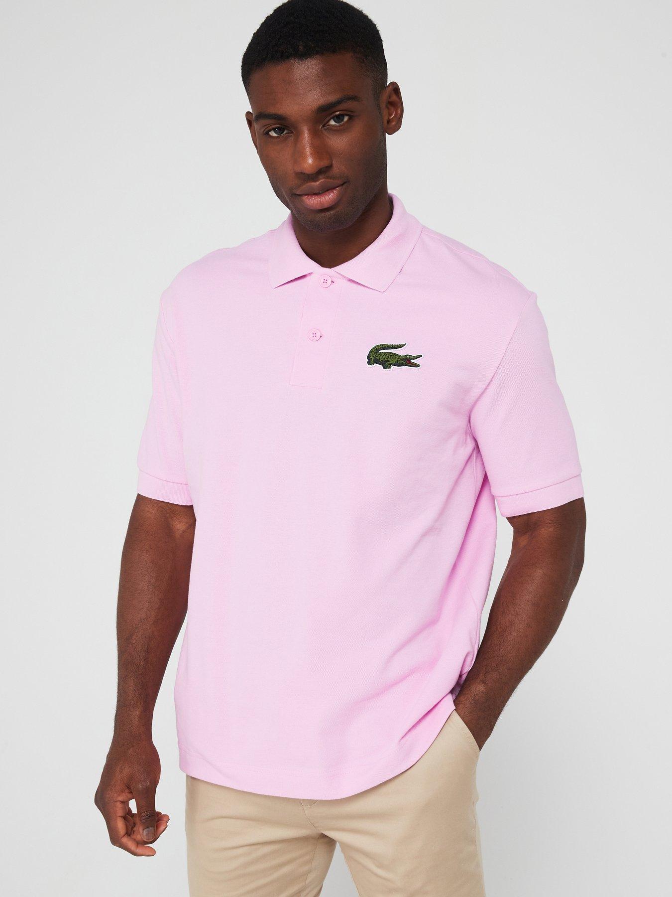 Lacoste Lacoste Croc 80s Relaxed Logo Polo Shirt Pink Very Ireland