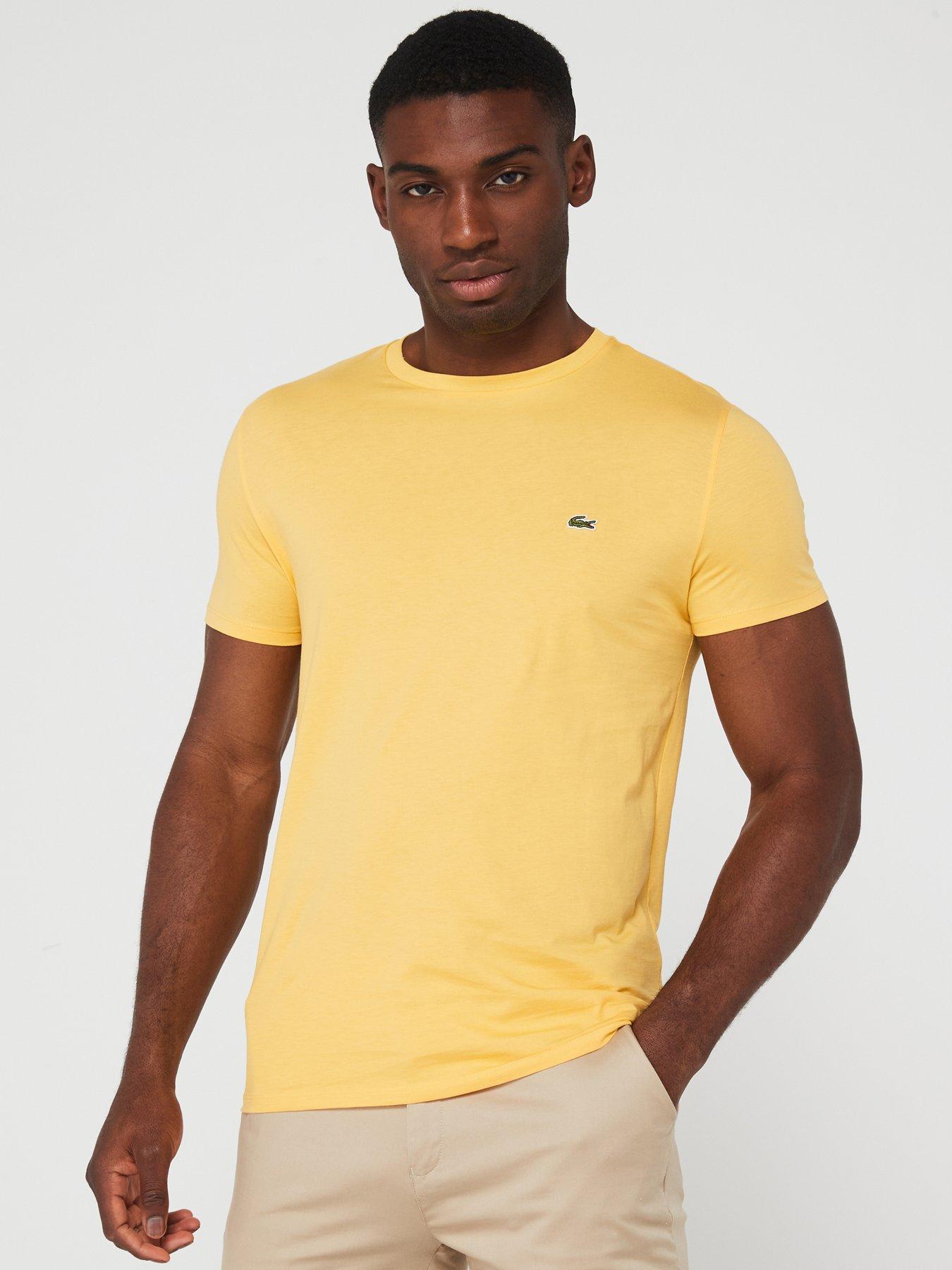 lacoste-lacoste-jersey-pima-t-shirt-yellow