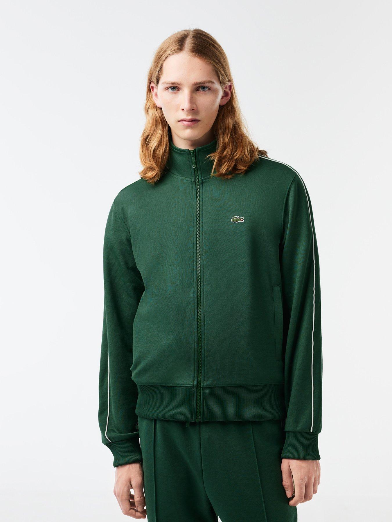 Lacoste Paris Zip Through Track Top Green Very Ireland