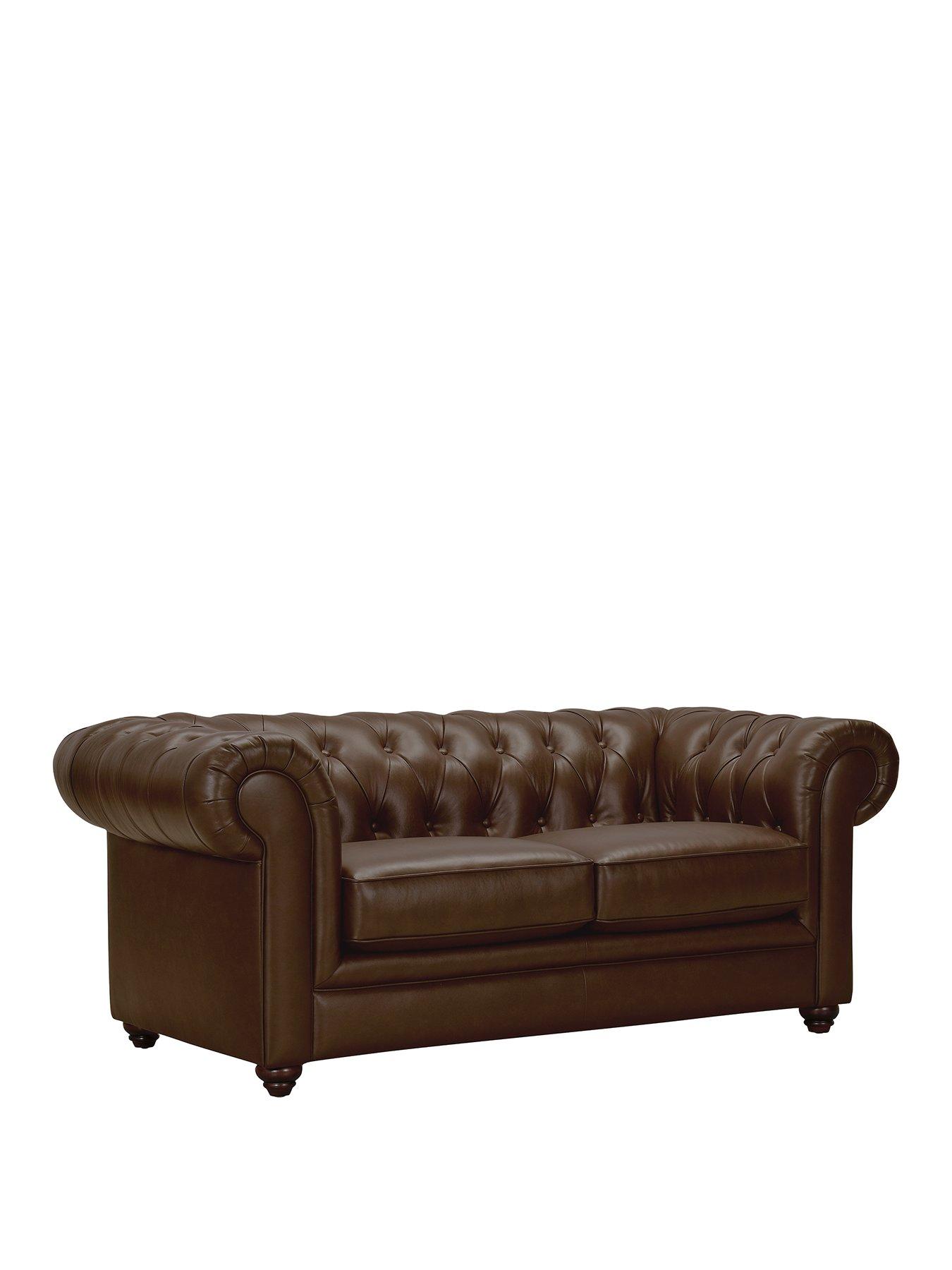 Image 3 of 7 of The Very Collection New Bakerfield 3 Seater Leather/Faux Leather Sofa