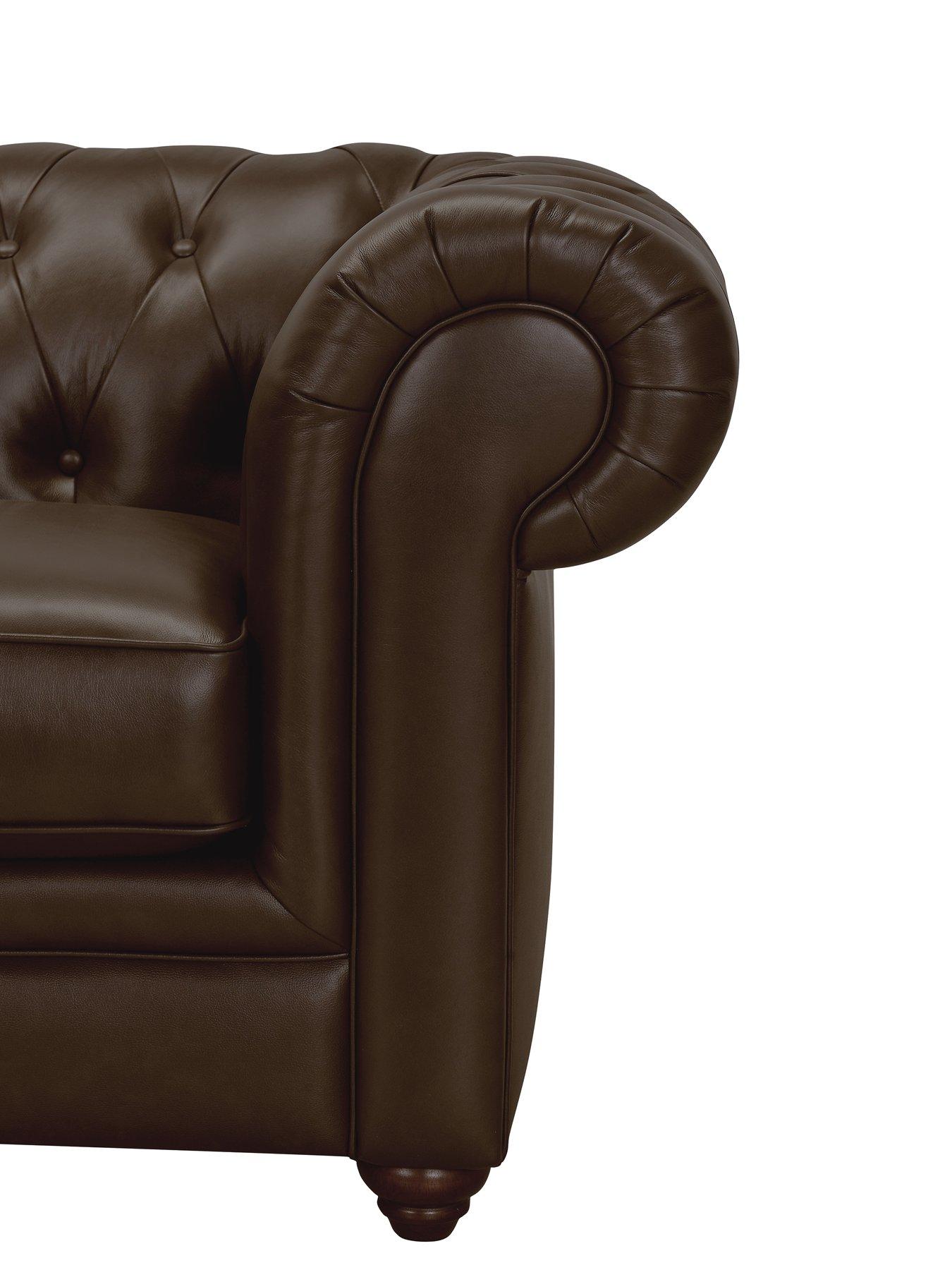 Image 5 of 7 of The Very Collection New Bakerfield 3 Seater Leather/Faux Leather Sofa