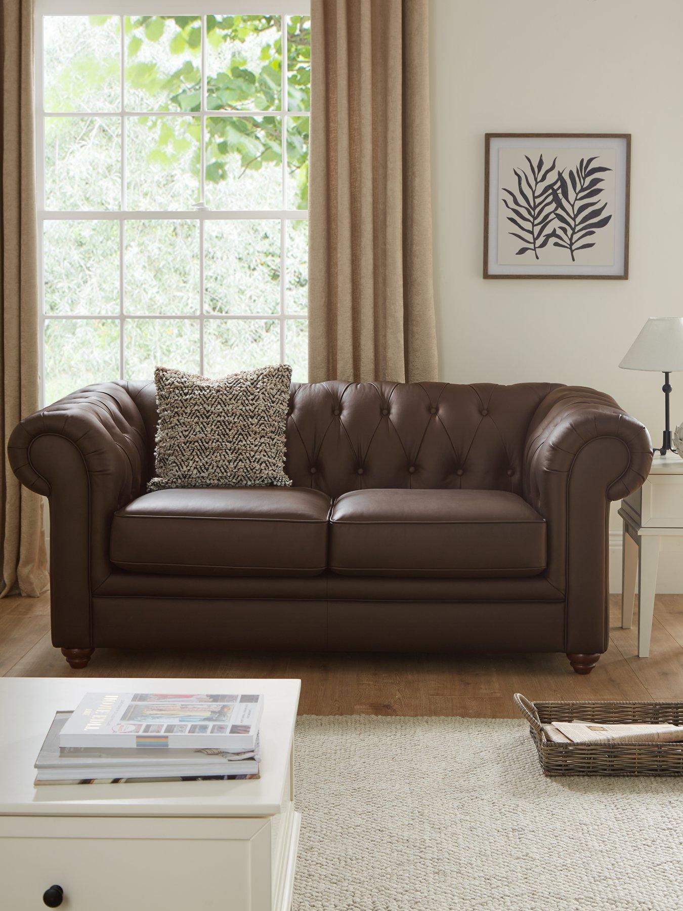 Very Home New Bakerfield 2 Seater Leather/Faux Leather Sofa