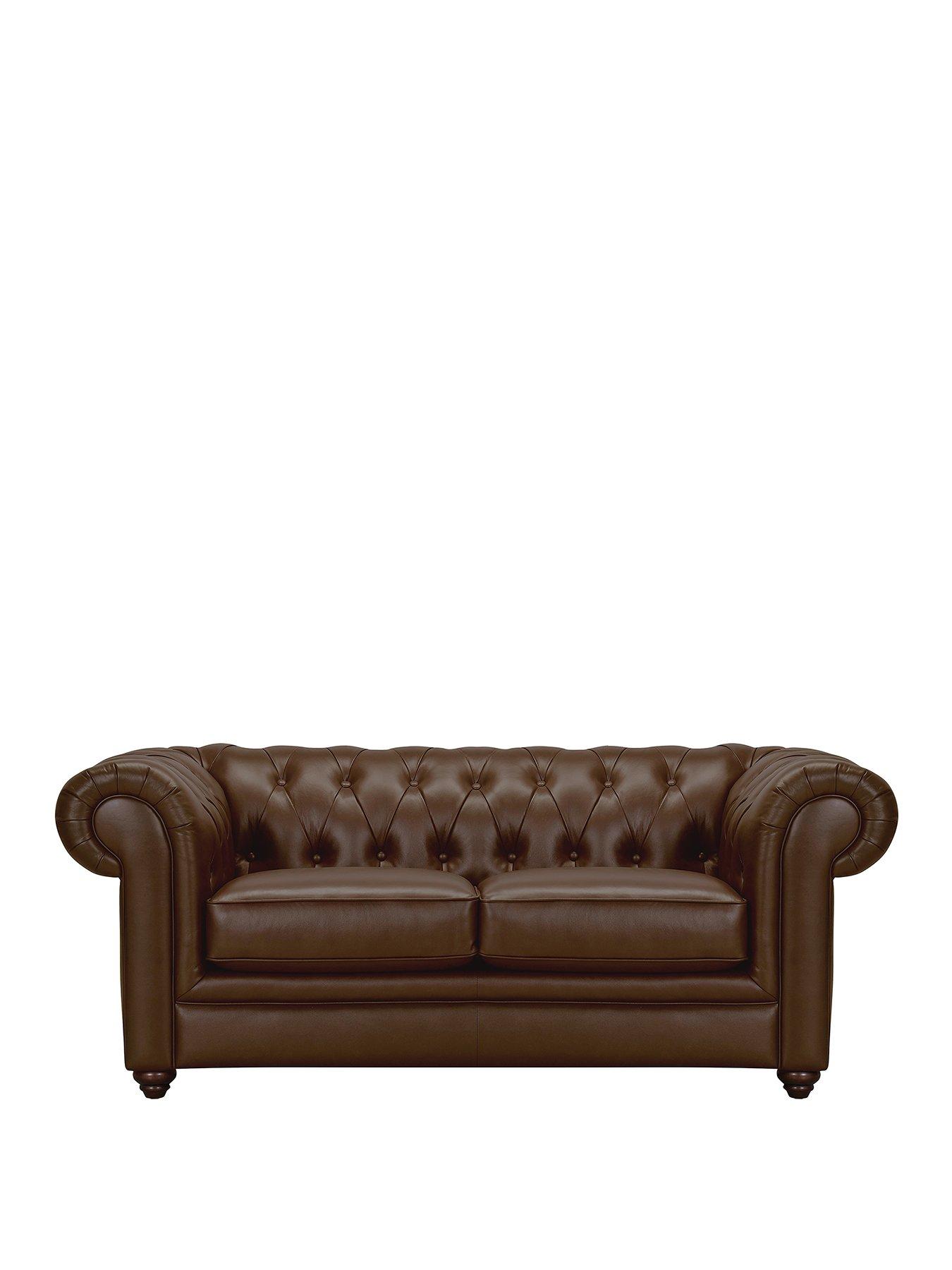 Image 2 of 7 of The Very Collection New Bakerfield 2 Seater Leather/Faux Leather Sofa