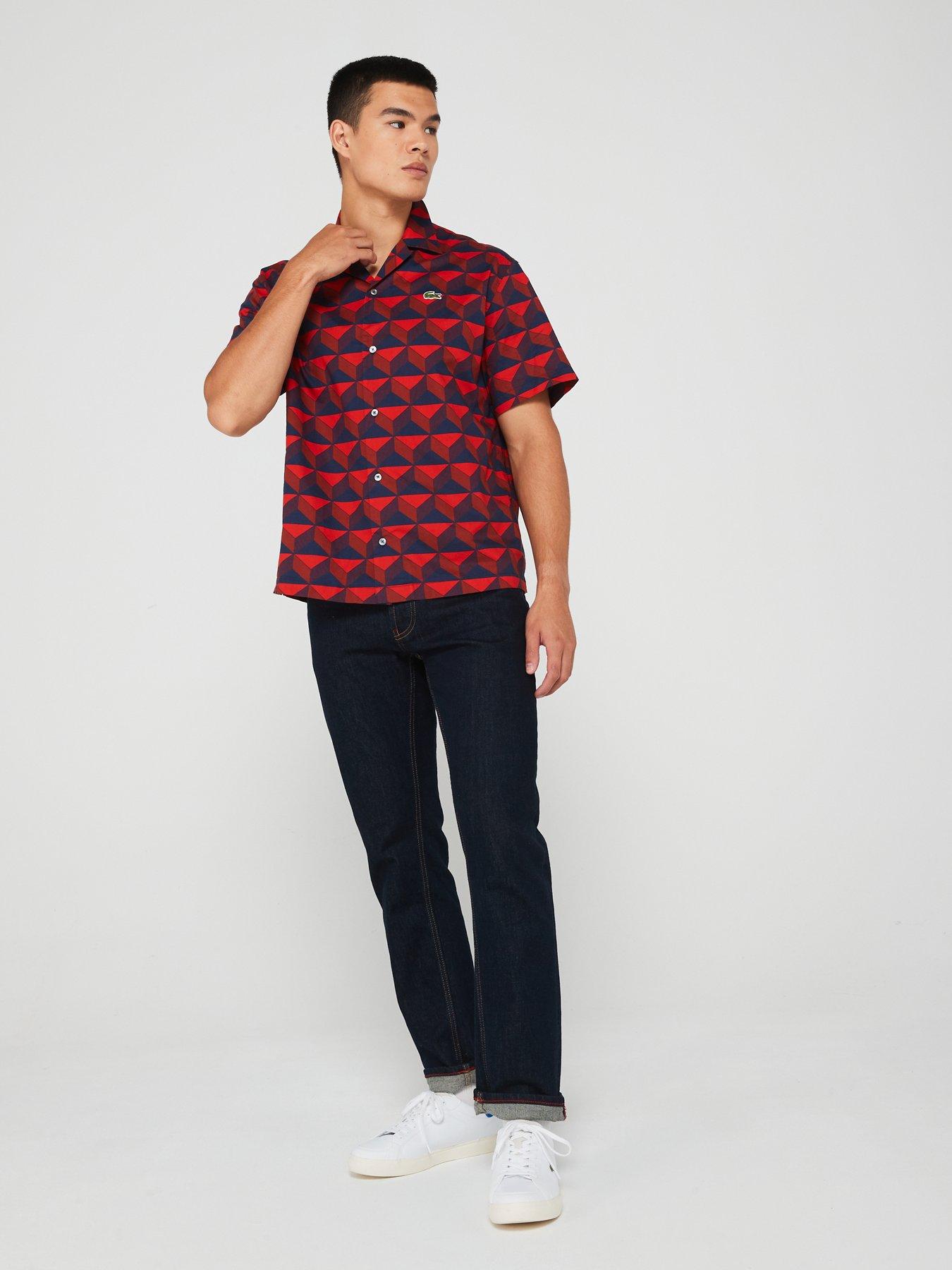 lacoste-lacoste-robert-george-red-archive-print-co-ord-shirt-redback