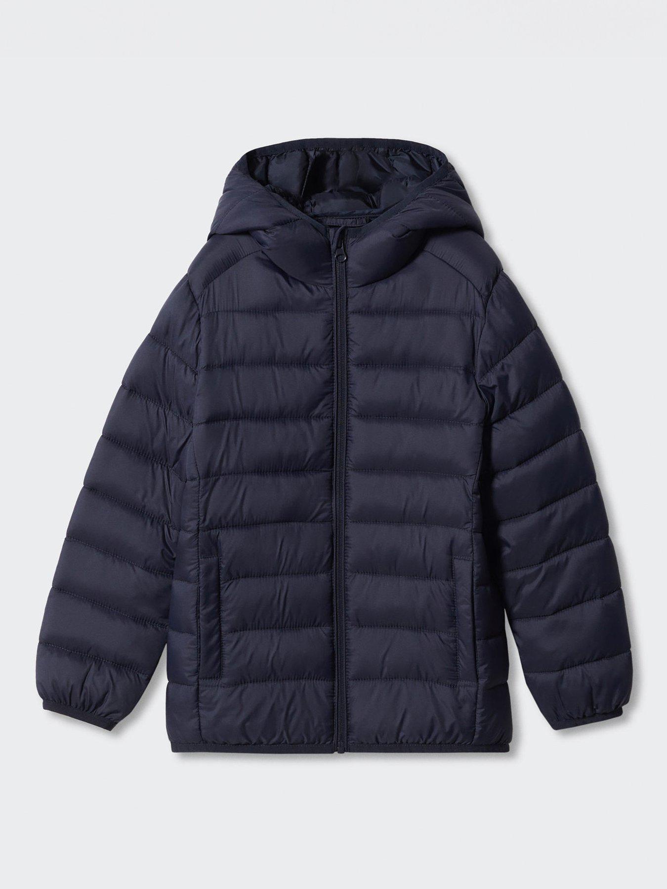 Mango Boys Light Padded Jacket Navy Very Ireland