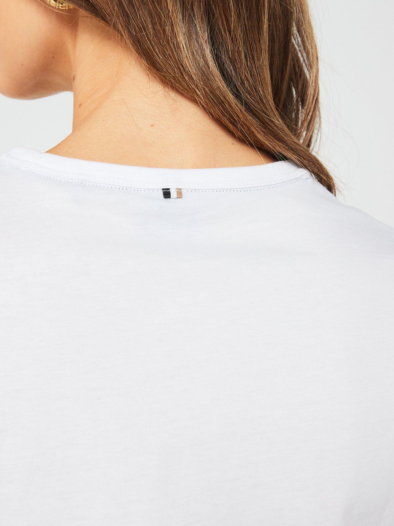 Image 5 of 5 of BOSS Eventsa Small Logo T-Shirt - White
