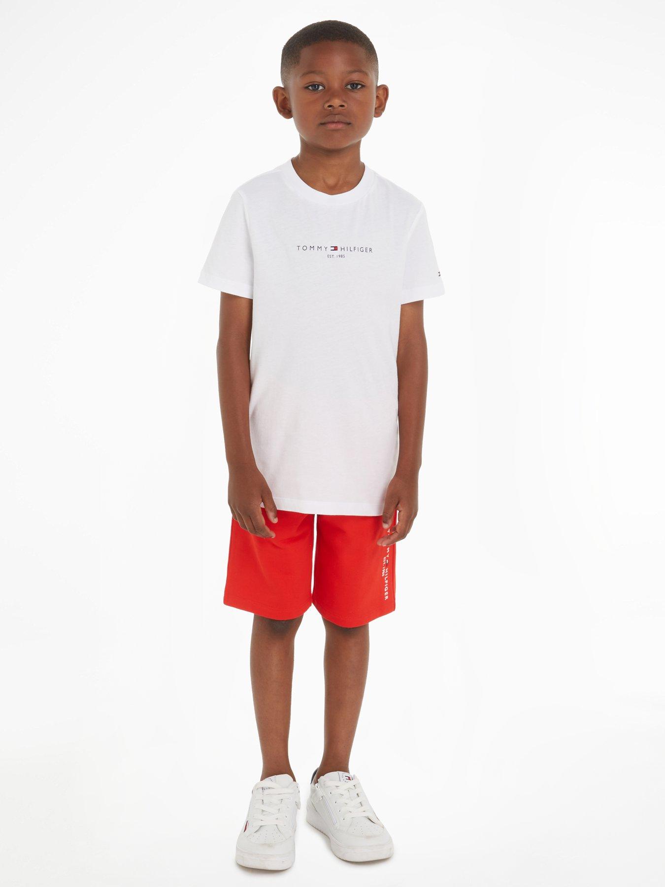 tommy-hilfiger-boys-essential-short-sleeve-t-shirt-and-short-set-fierce-redstillFront