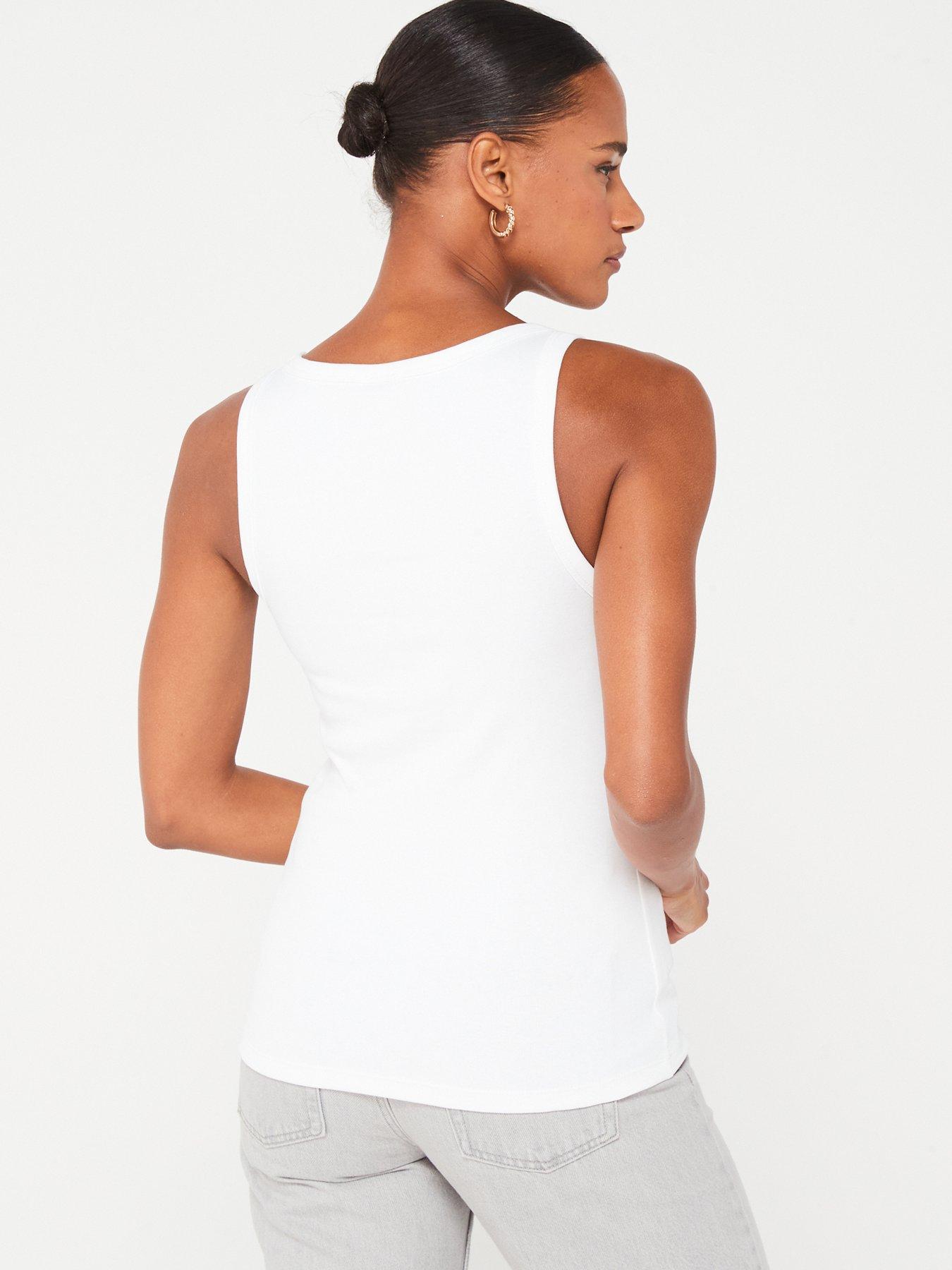 hugo-red-datamia-logo-vest-top-whitestillFront