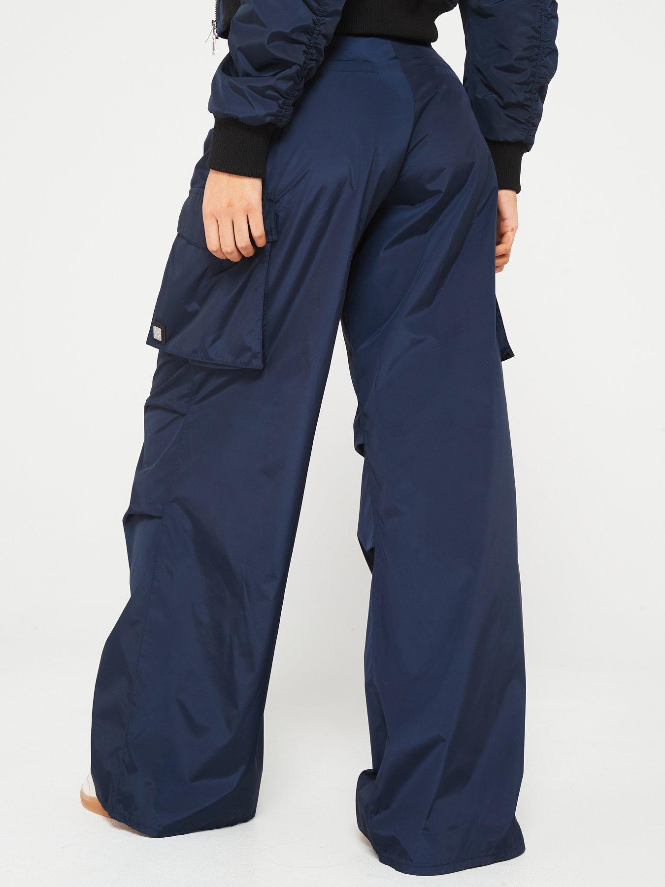 hugo-red-holati-oversized-polyester-cargo-trousers--navy-bluestillFront