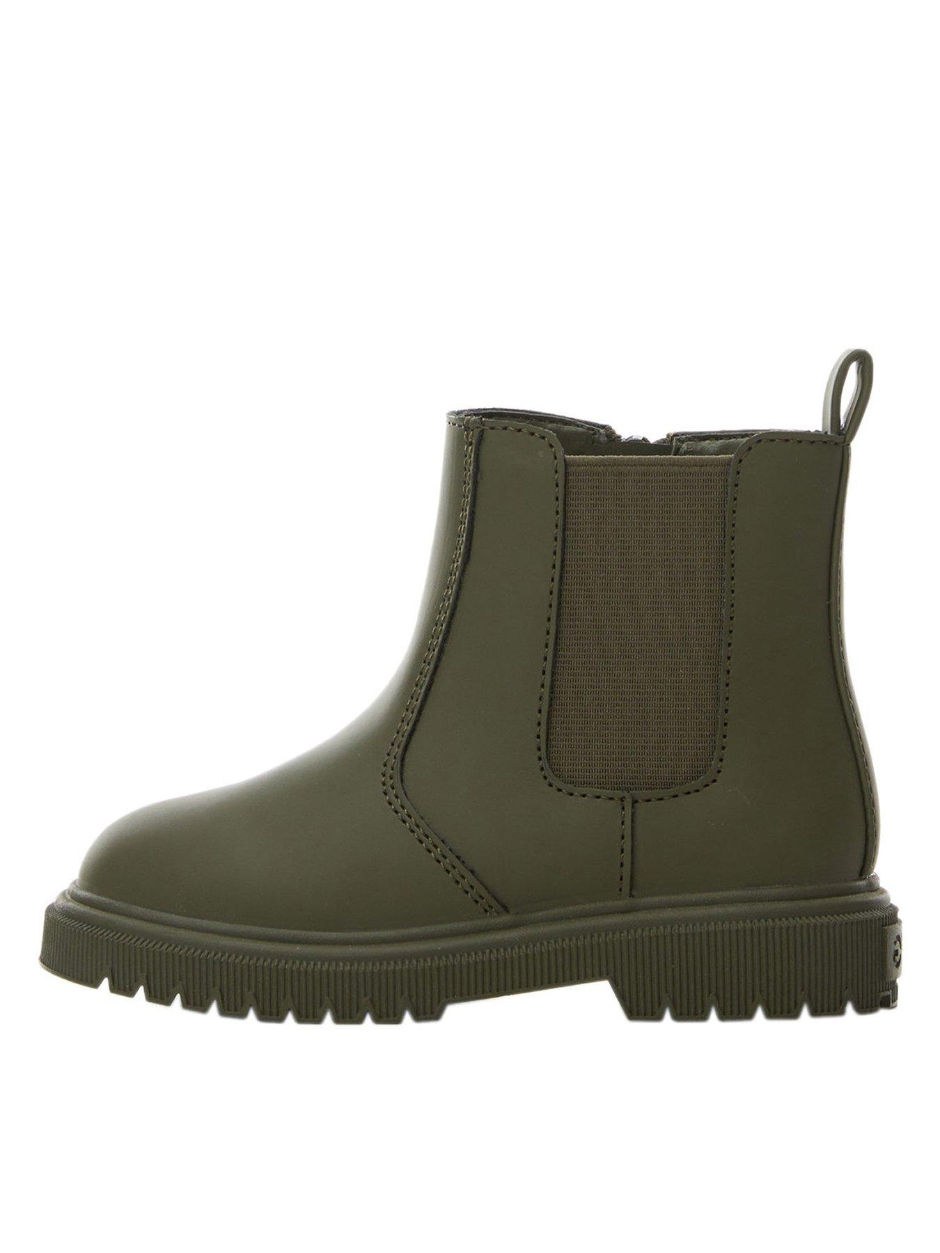 Mango Younger Girls Ankle Boots Khaki Very Ireland