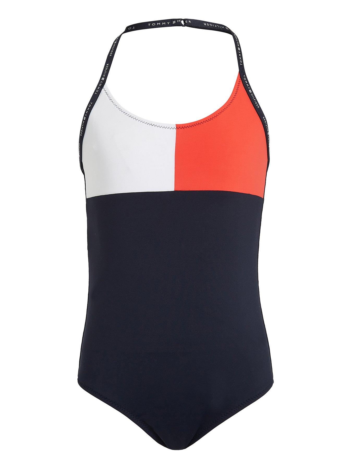 tommy-hilfiger-girls-colour-blocknbspswimsuit-desert-sky