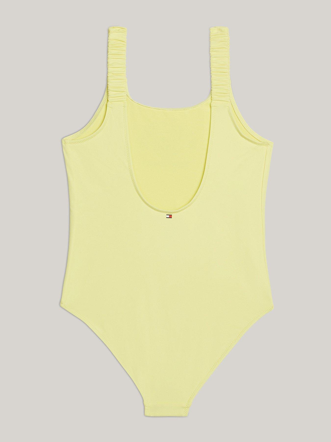 Tommy hilfiger swimsuit yellow sales