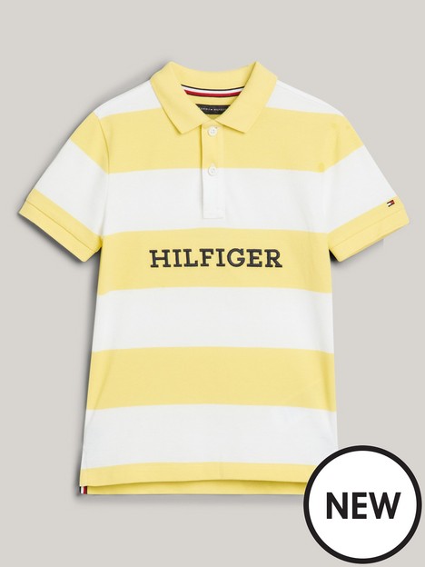 tommy-hilfiger-boys-colour-block-polo-white-yellow-stripe