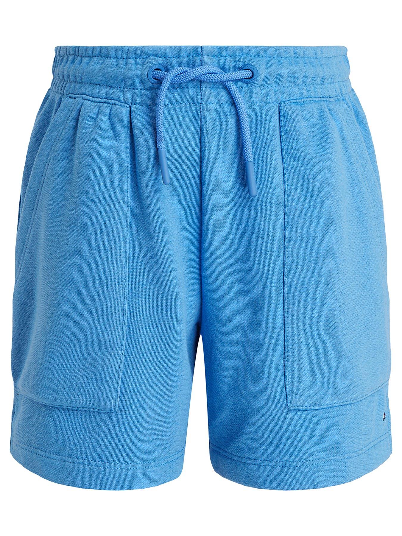 tommy-hilfiger-girls-essential-shorts-blue-spell