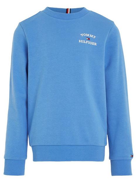 tommy-hilfiger-boys-th-logo-sweatshirt-blue-spell