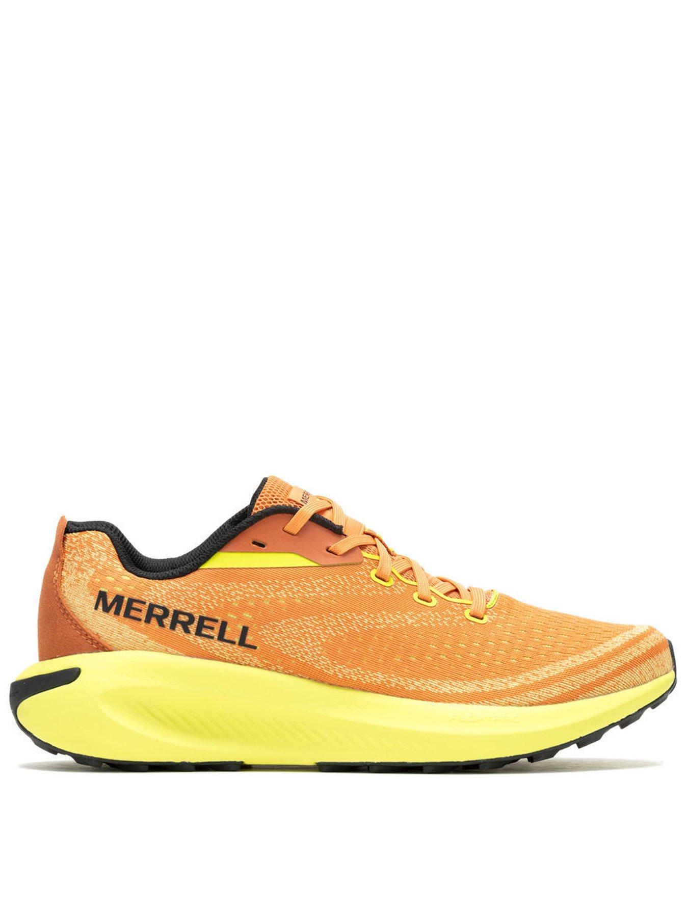 Image 1 of 6 of Merrell Mens Morphlite Trail Running Trainers - Orange/Yellow