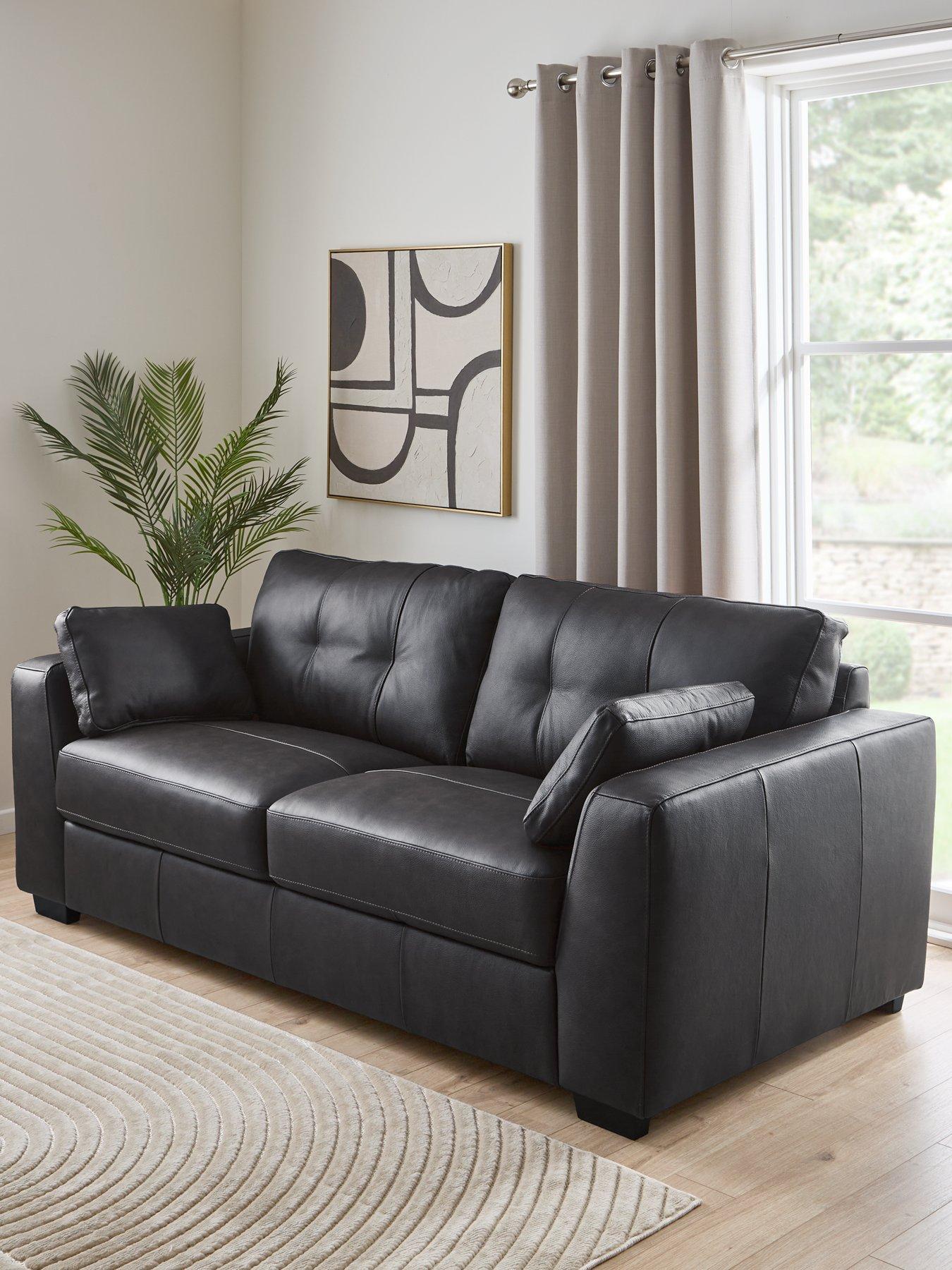 undefined Arden 2 Seater Leather Sofa