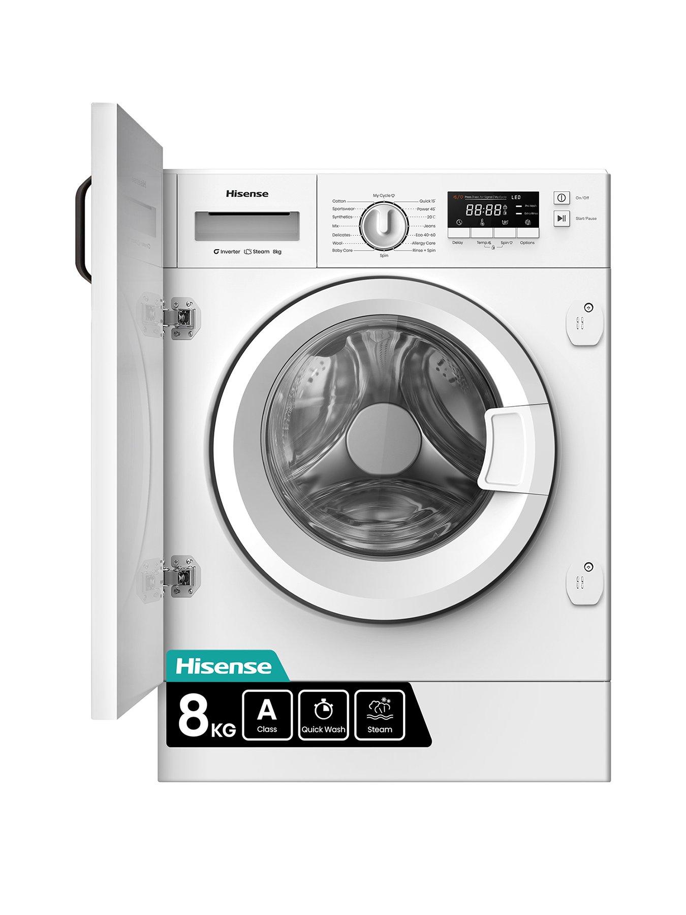 Hisense Hisense WF3M841BWI 8kg 1400RPM A rated Washing Machine - White