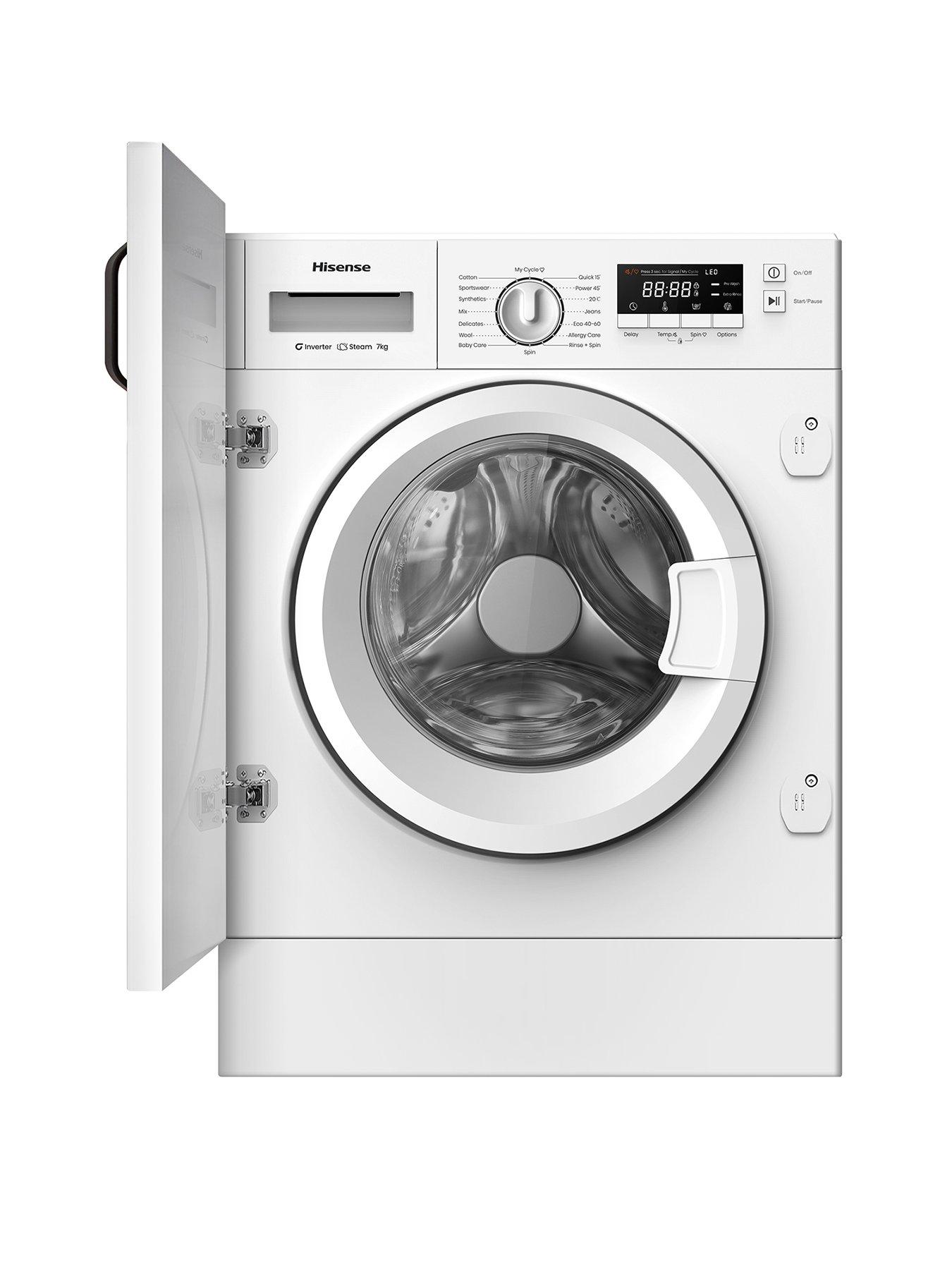undefined Hisense WF3M741BWI 7kg 1400RPM A rated Washing Machine - White
