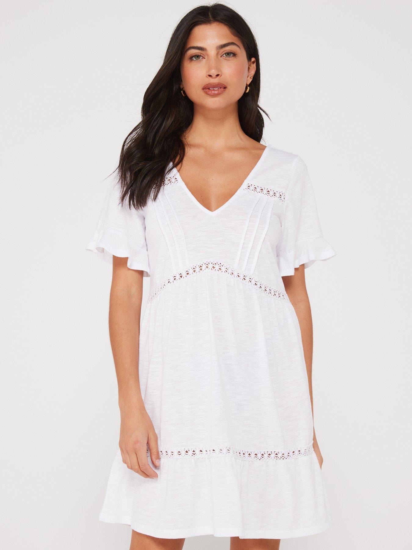 v-by-very-lace-detailnbspmini-dress-white