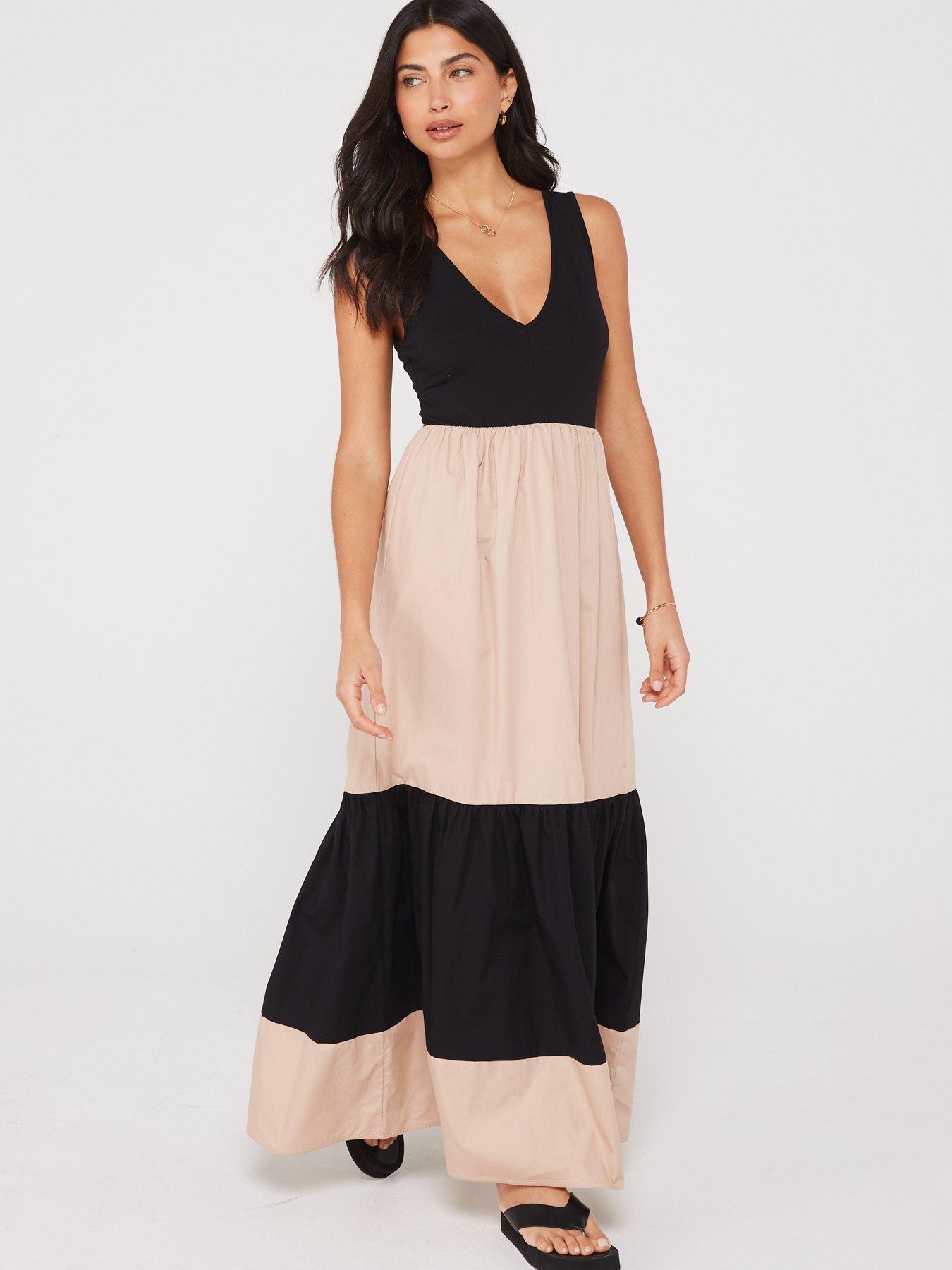 v-by-very-tiered-jersey-maxi-dressnbspdress-blacknudenbspback