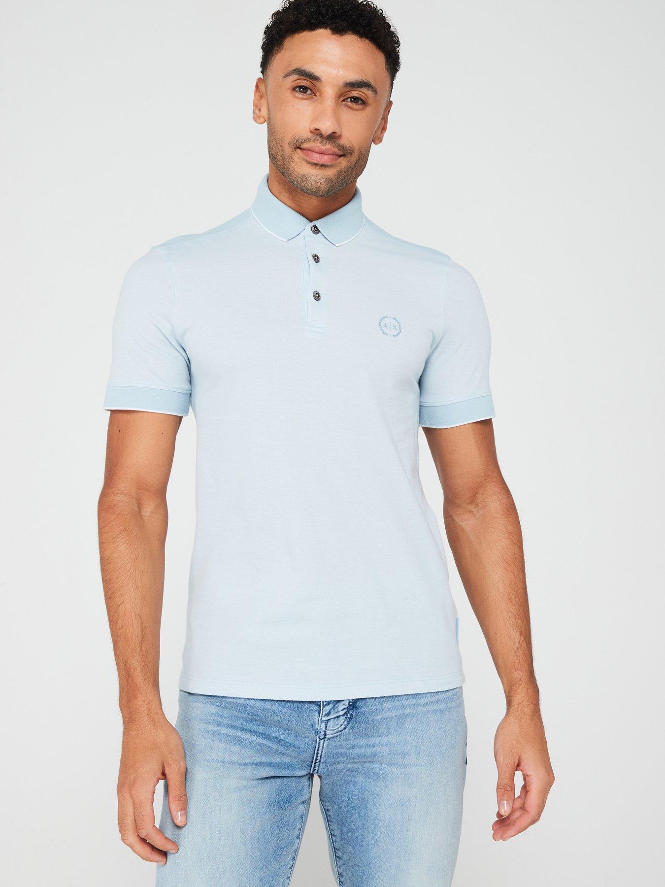 armani-exchange-contrast-slim-fit-polo-shirt-light-blue