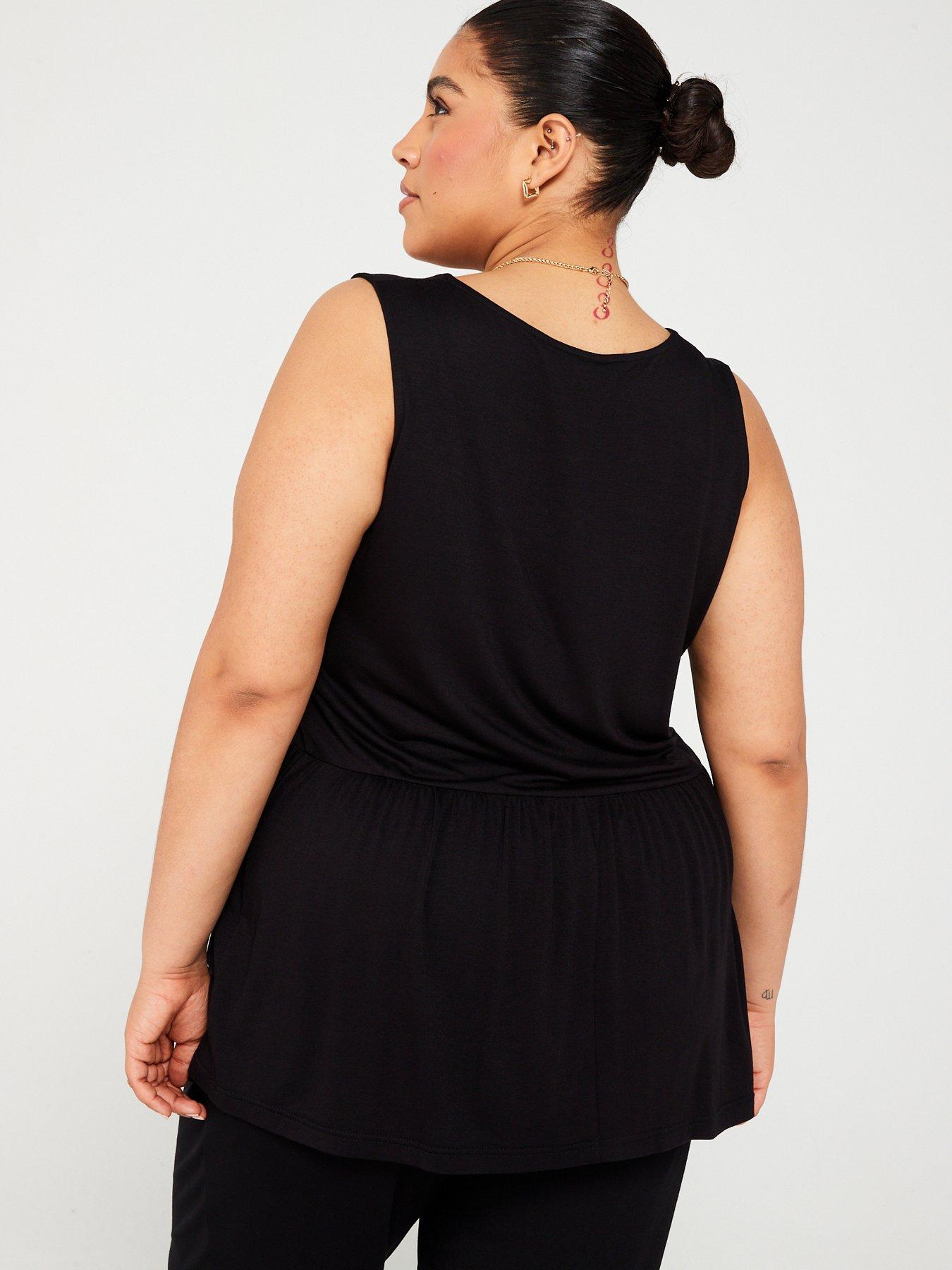 v-by-very-curve-v-neck-peplum-swing-vest-blackstillFront