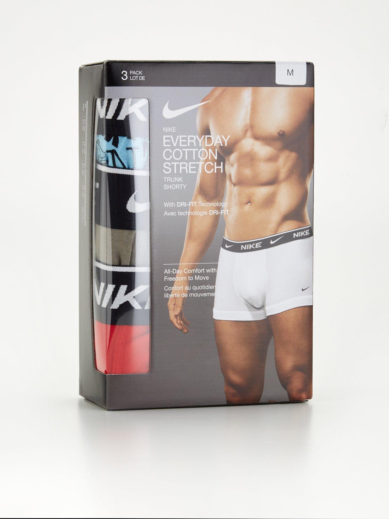 Nike Underwear Mens Boxer Brief 3pk - Multi