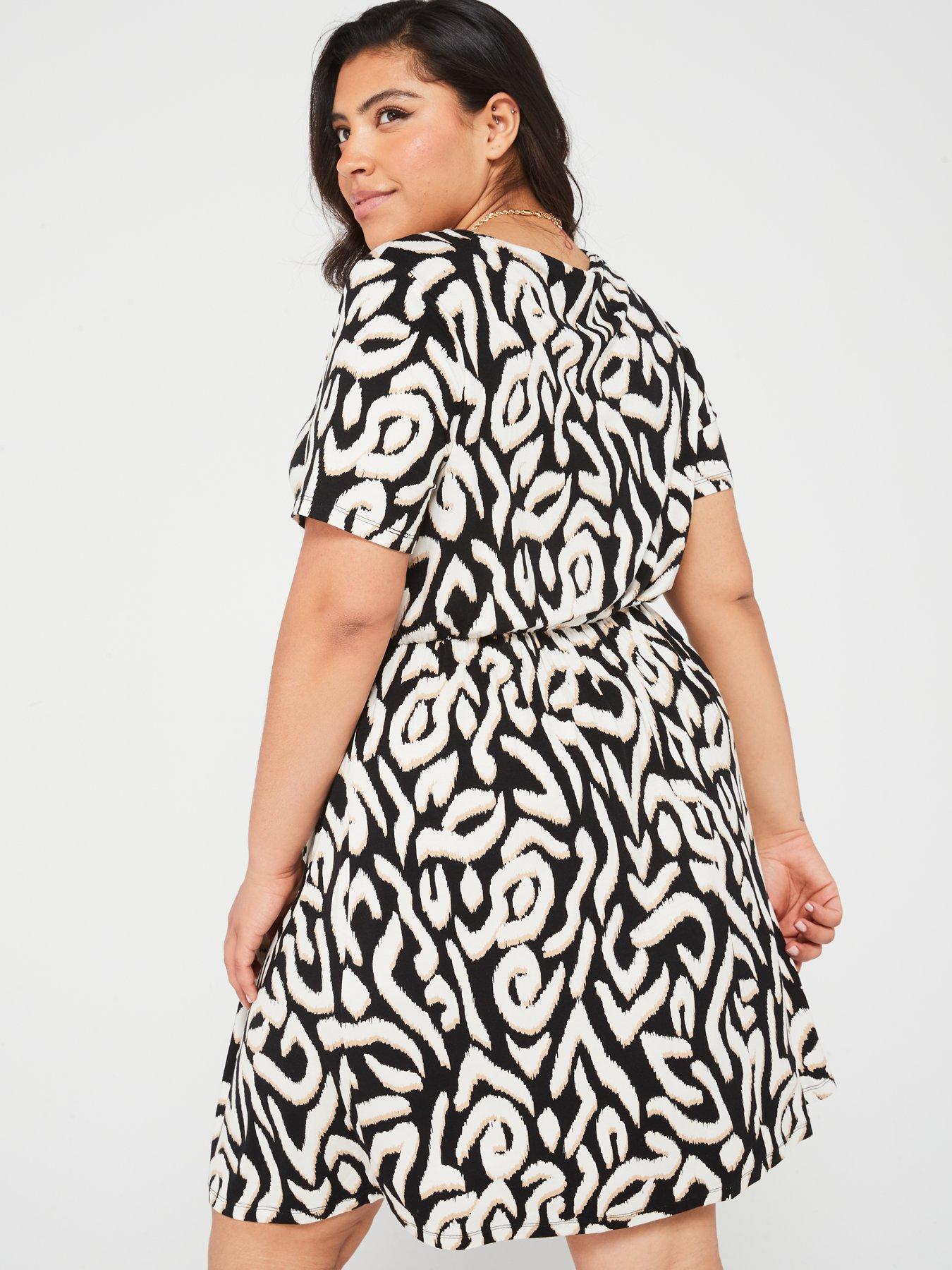 v-by-very-curve-jersey-short-sleeve-mini-dress-printstillFront