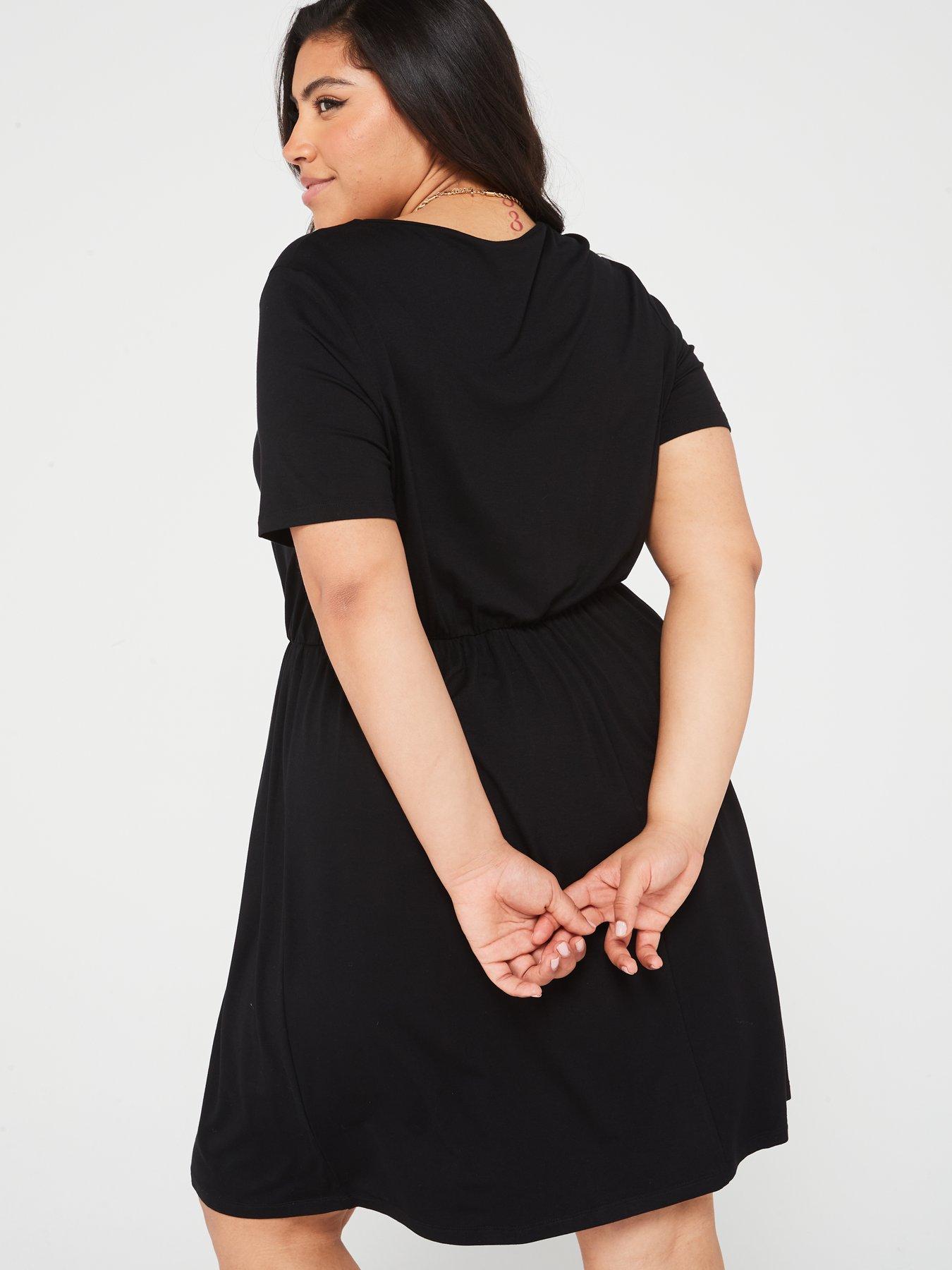 v-by-very-curve-jersey-short-sleeve-mini-dress-blackstillFront