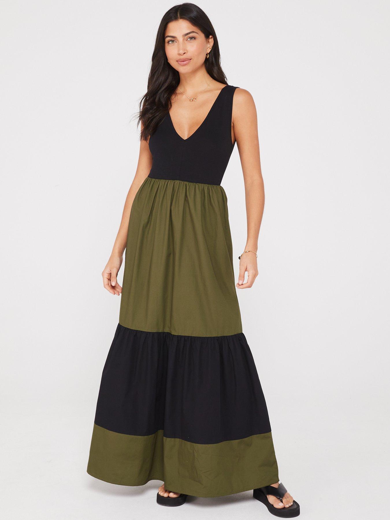 v-by-very-tiered-jersey-maxinbspdress-khaki