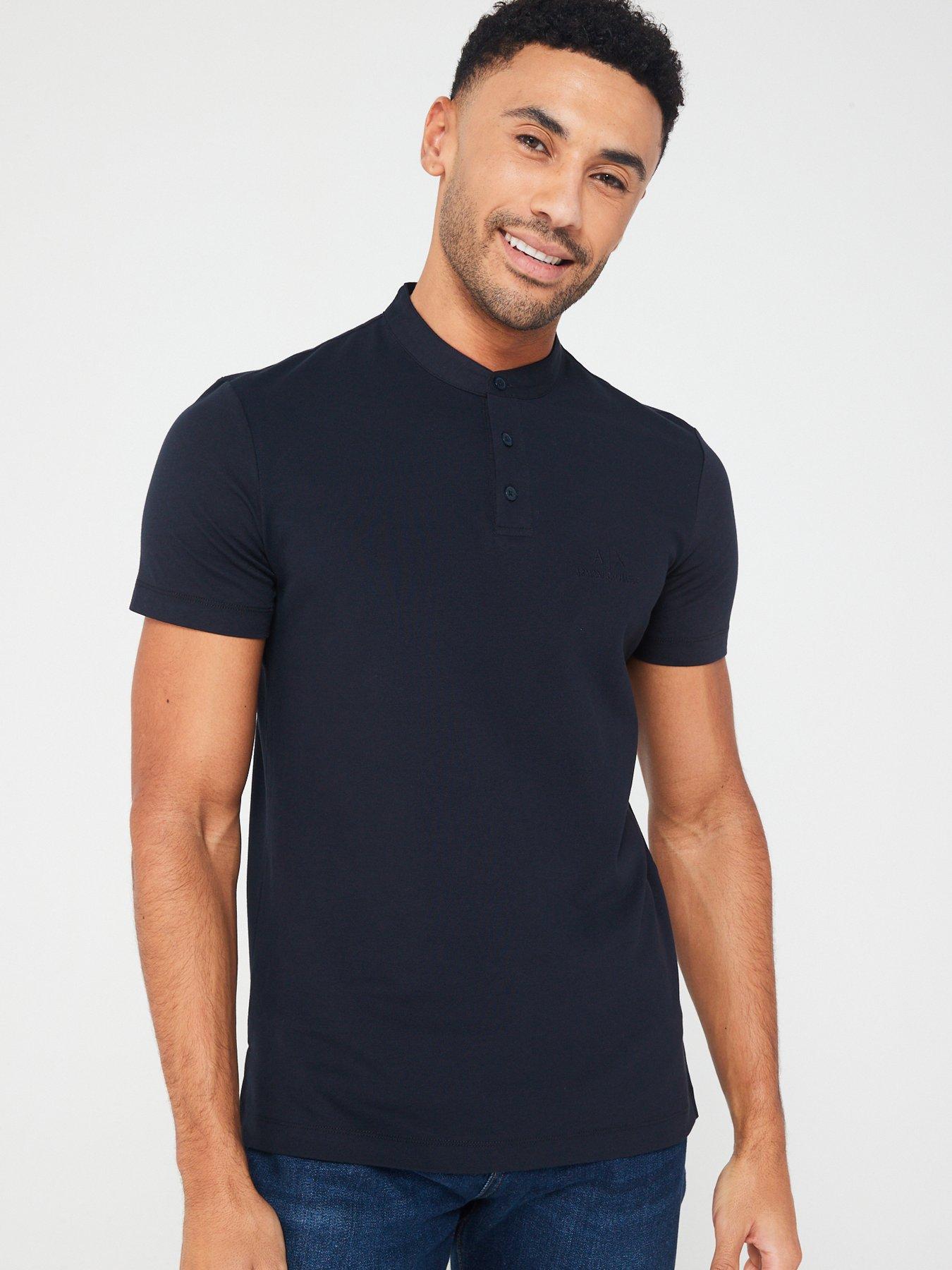 armani-exchange-slim-fit-polo-shirt-navy