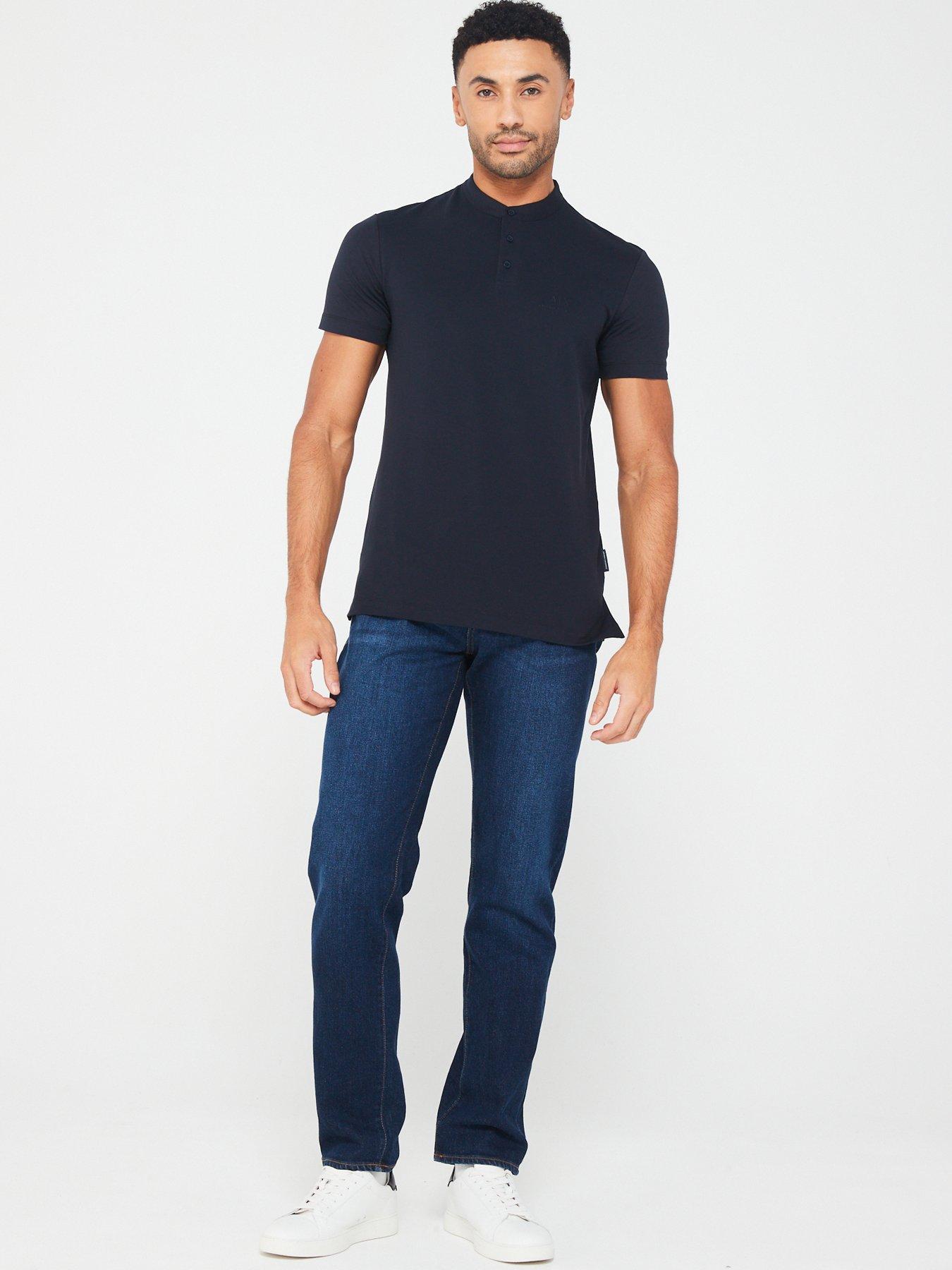 armani-exchange-slim-fit-polo-shirt-navyback