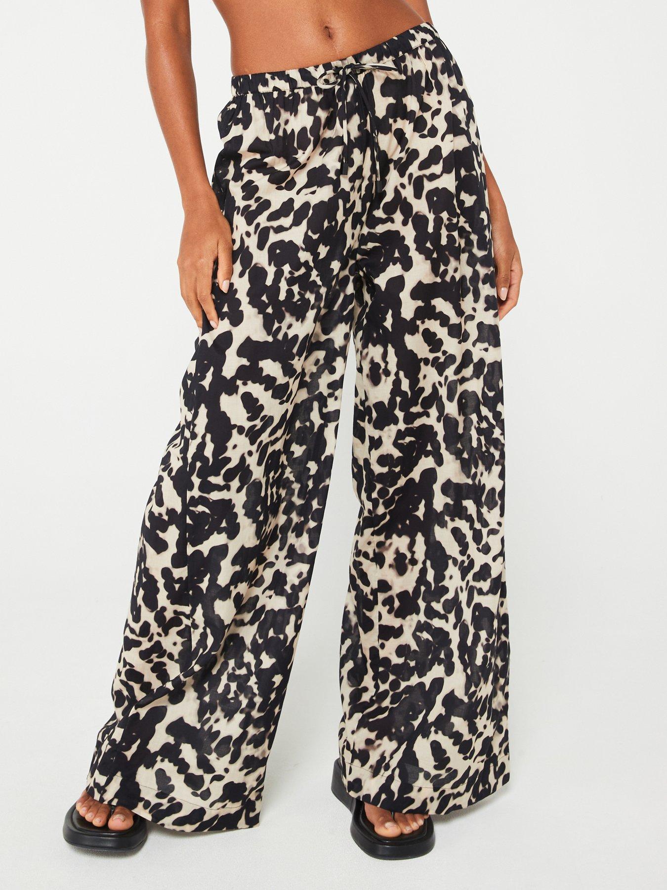 calvin-klein-printed-beach-trousers-black