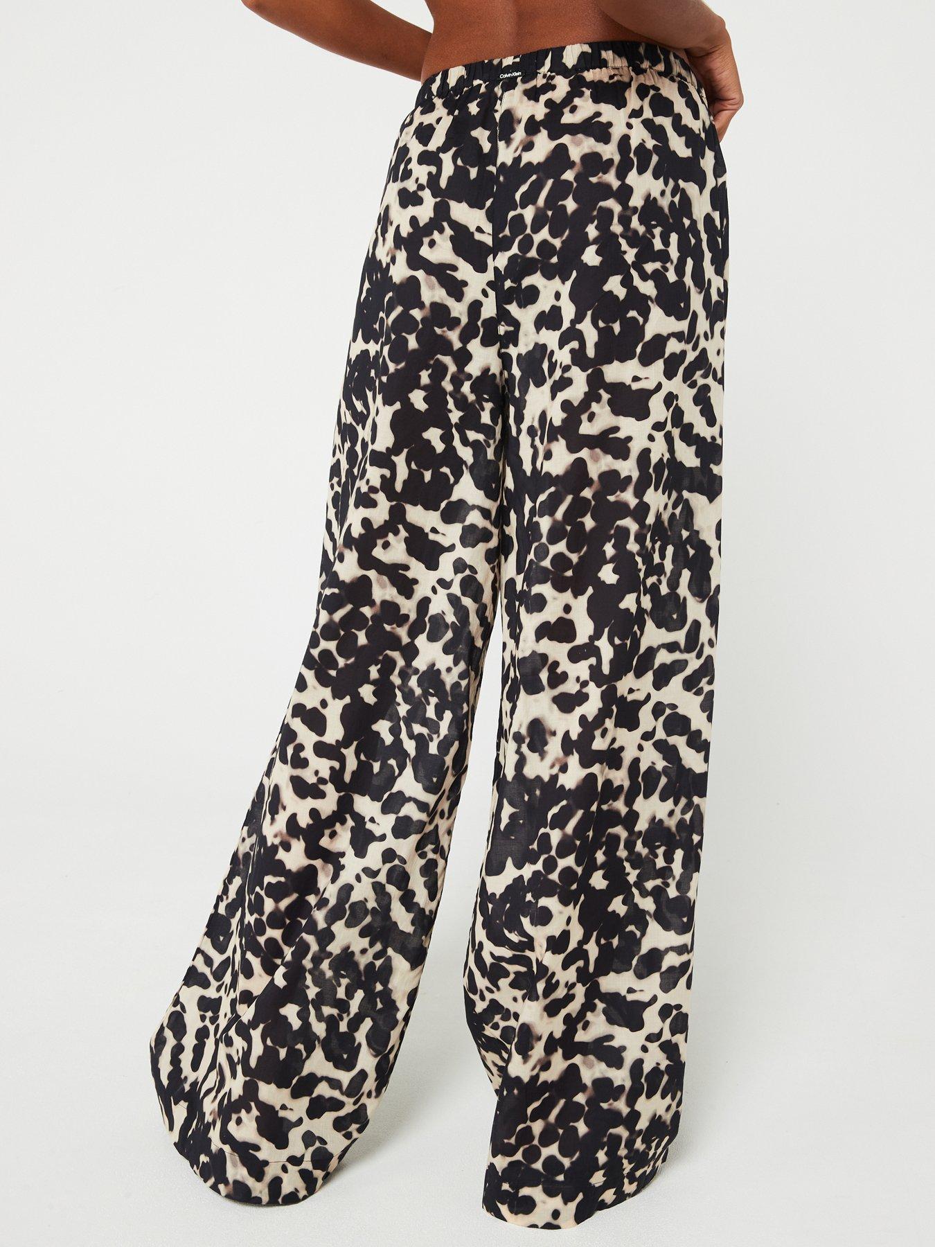 calvin-klein-printed-beach-trousers-blackstillFront