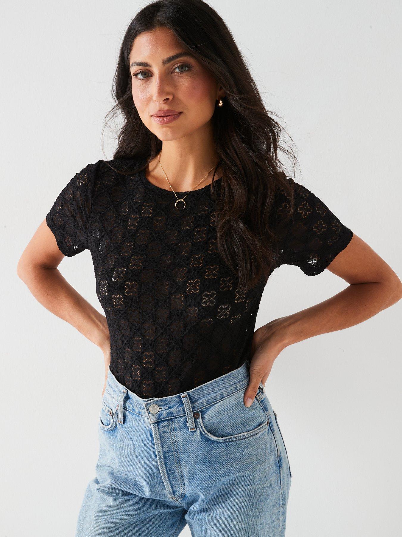 v-by-very-lace-short-sleeve-t-shirt-ndash-blackoutfit