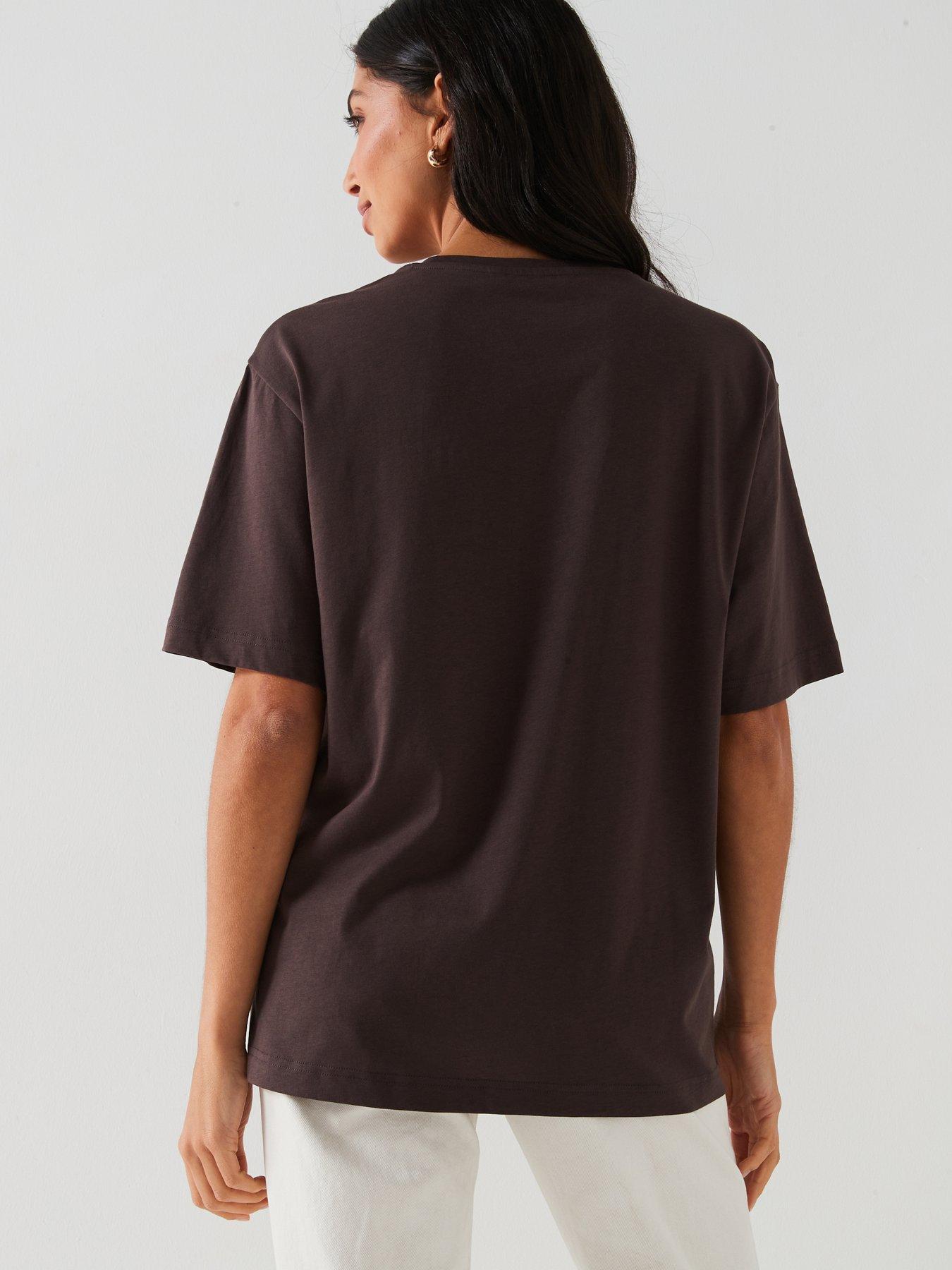 everyday-oversized-graphic-t-shirt-brownstillFront